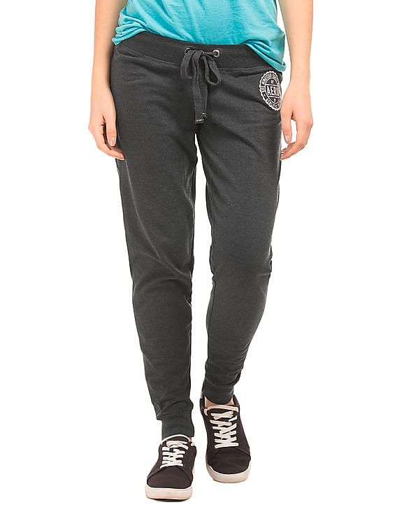 Aeropostale Drawstring Waist Fleece Lined Joggers