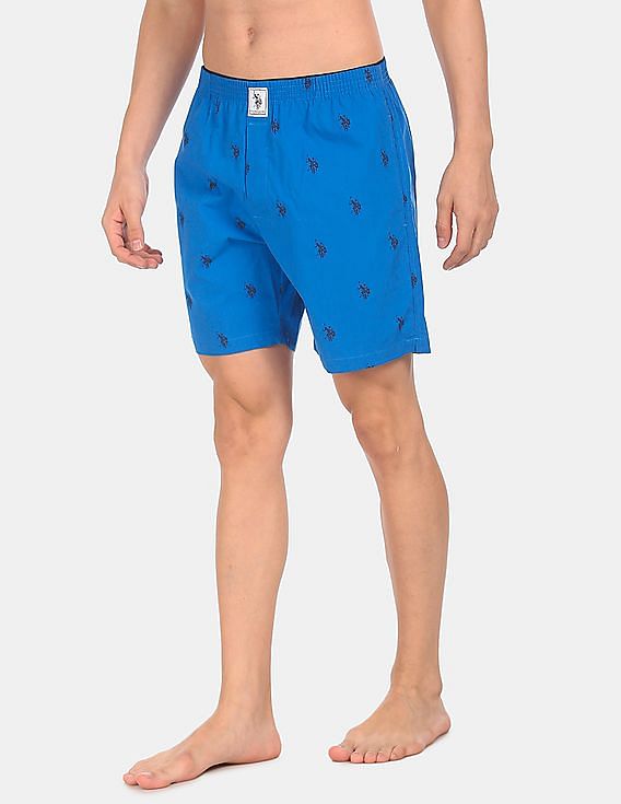 USPA Innerwear Signature Logo Pure Cotton I021 Boxers - Pack Of 1