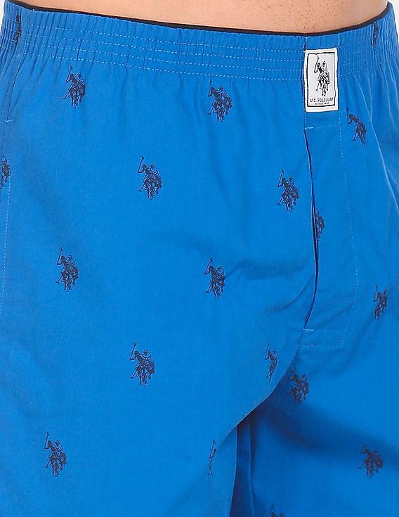 USPA Innerwear Signature Logo Pure Cotton I021 Boxers - Pack Of 1