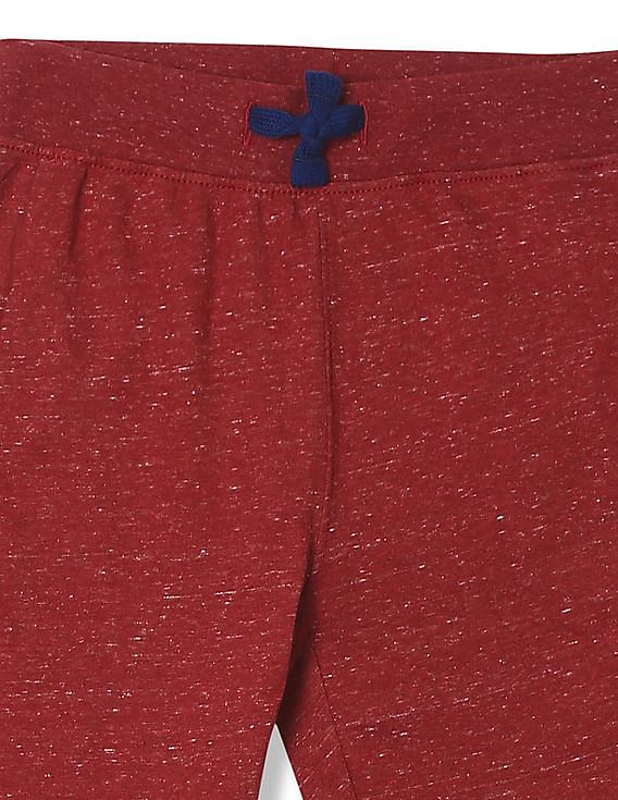 U.S. Polo Assn. Kids Boys Slim Fit Heathered Shorts