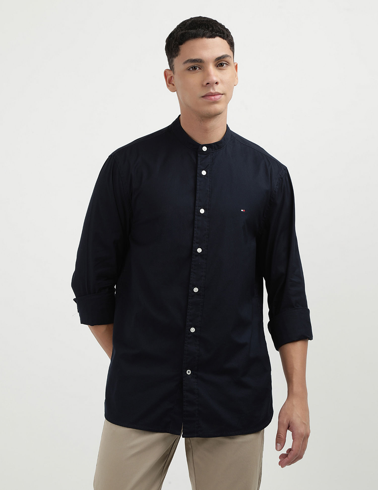 Tommy Hilfiger Natural Soft Solid Regular Shirt