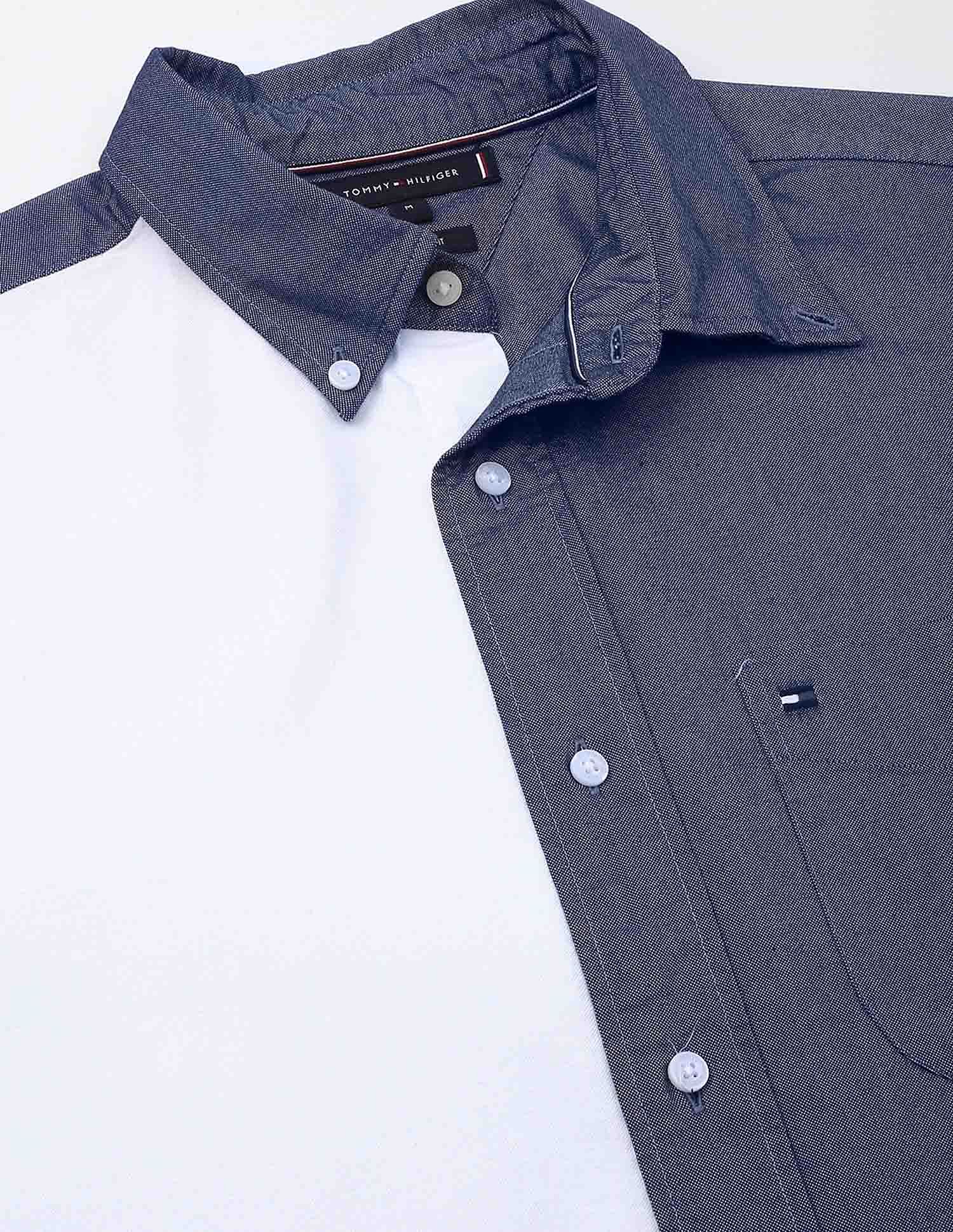 Tommy Hilfiger Navy Men's Shirt for Polished Look