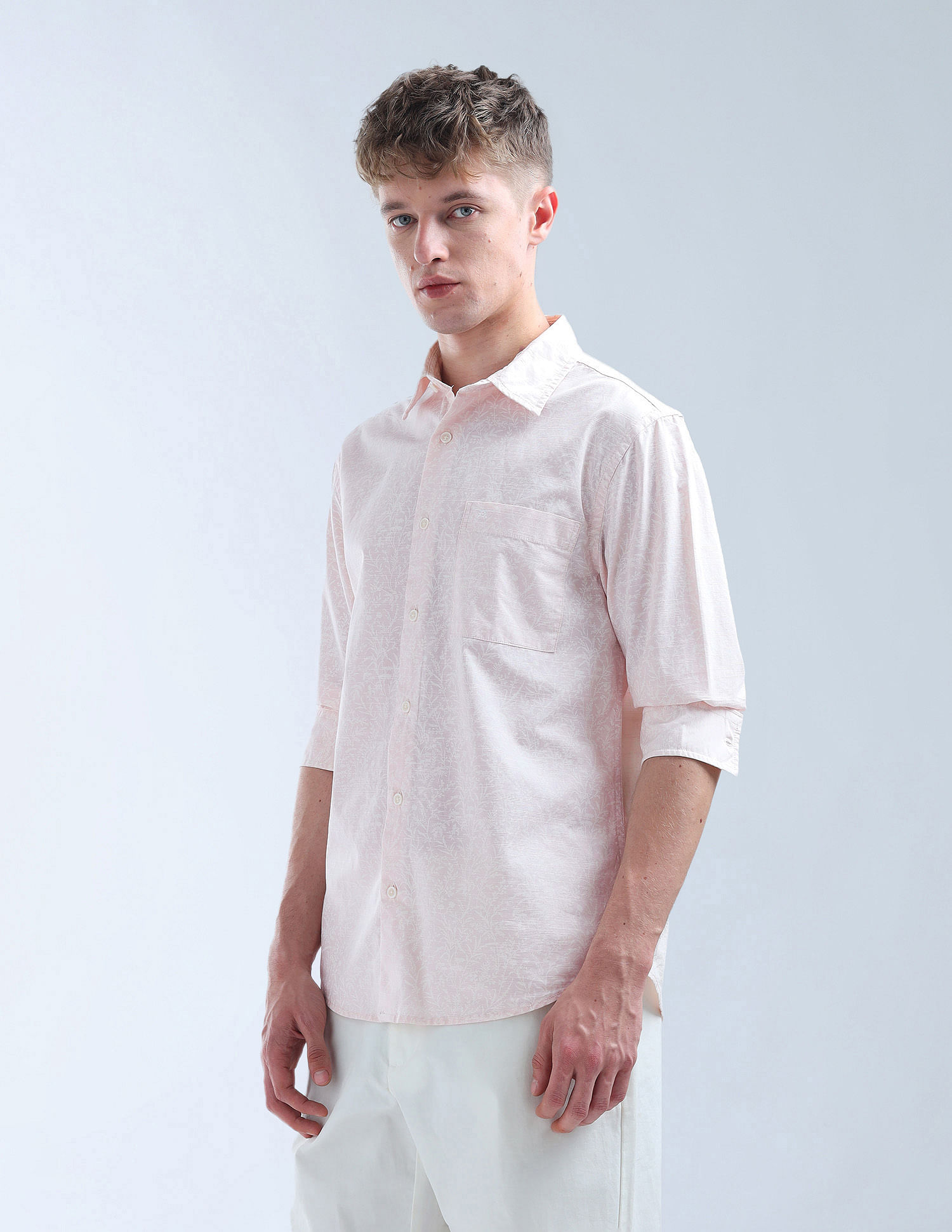 Flying Machine All Over Printed Essentials Shirt