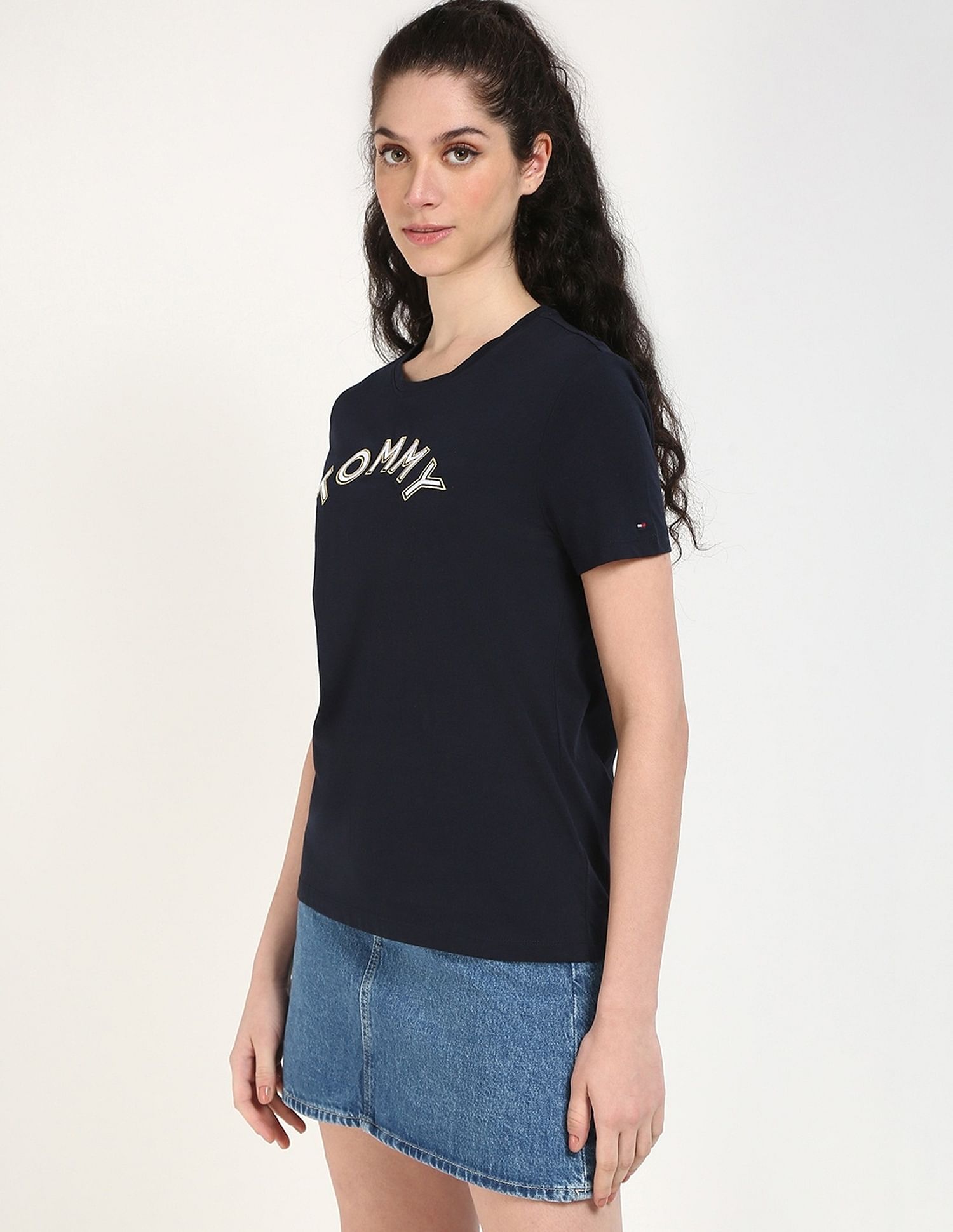 Tommy Hilfiger Logo Regular-Fit Cotton T-Shirt