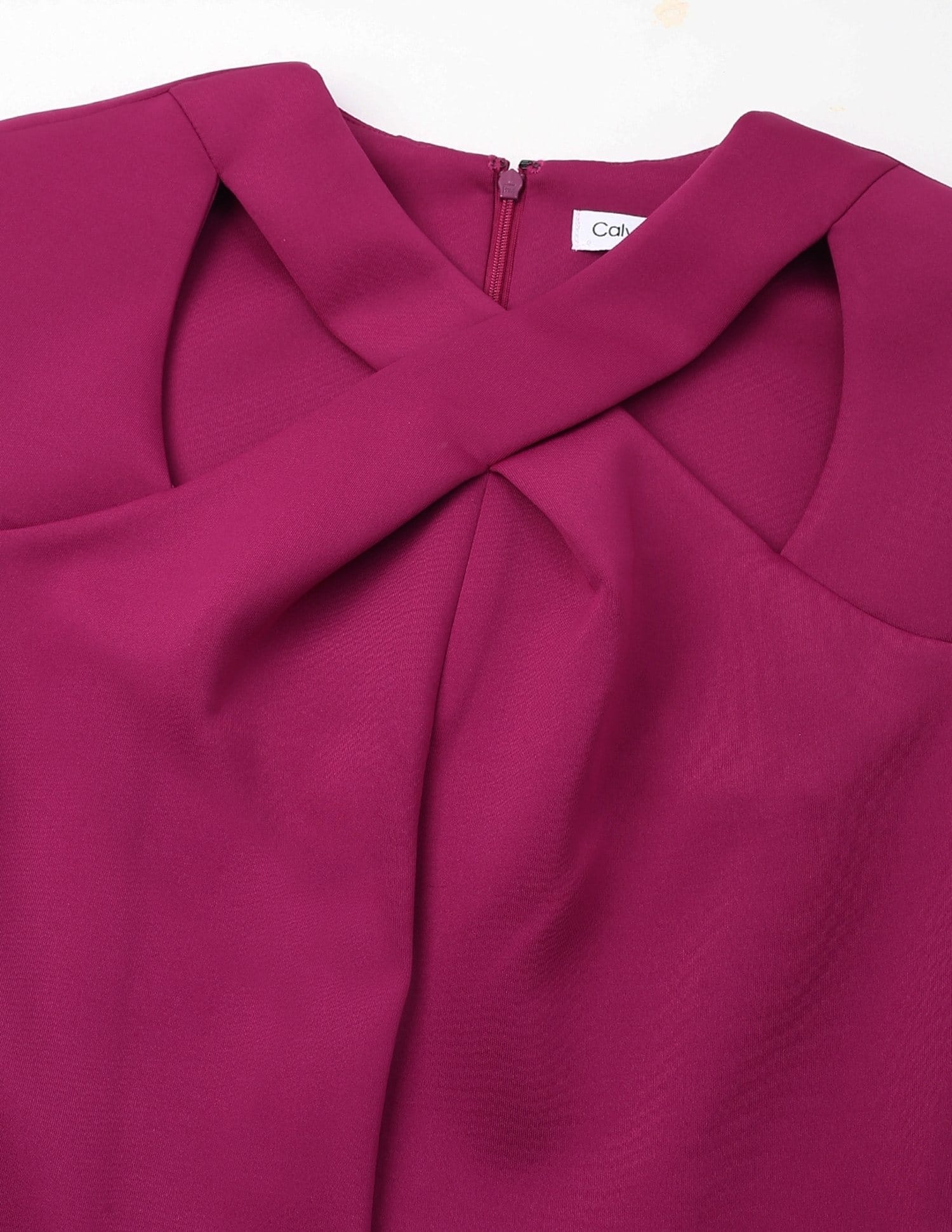 Buy Calvin Klein Jeans Polyester V-Neck Sheath Dress - NNNOW.com