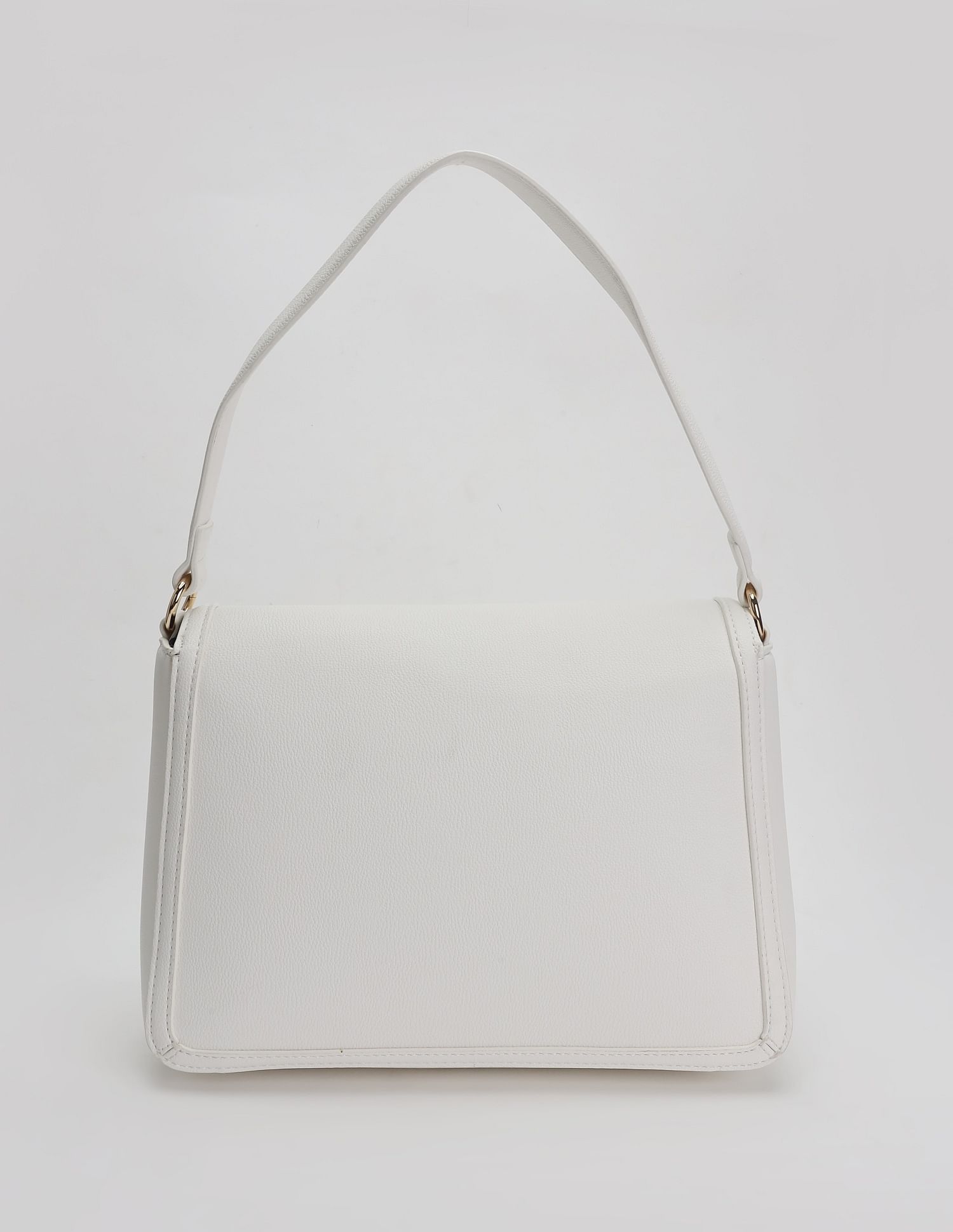 Tommy Hilfiger Solid White Pu Sling Bag