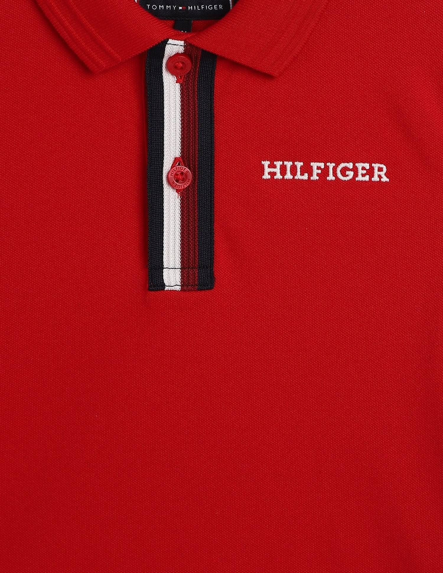 Tommy Hilfiger Solid Regular Fit Polo