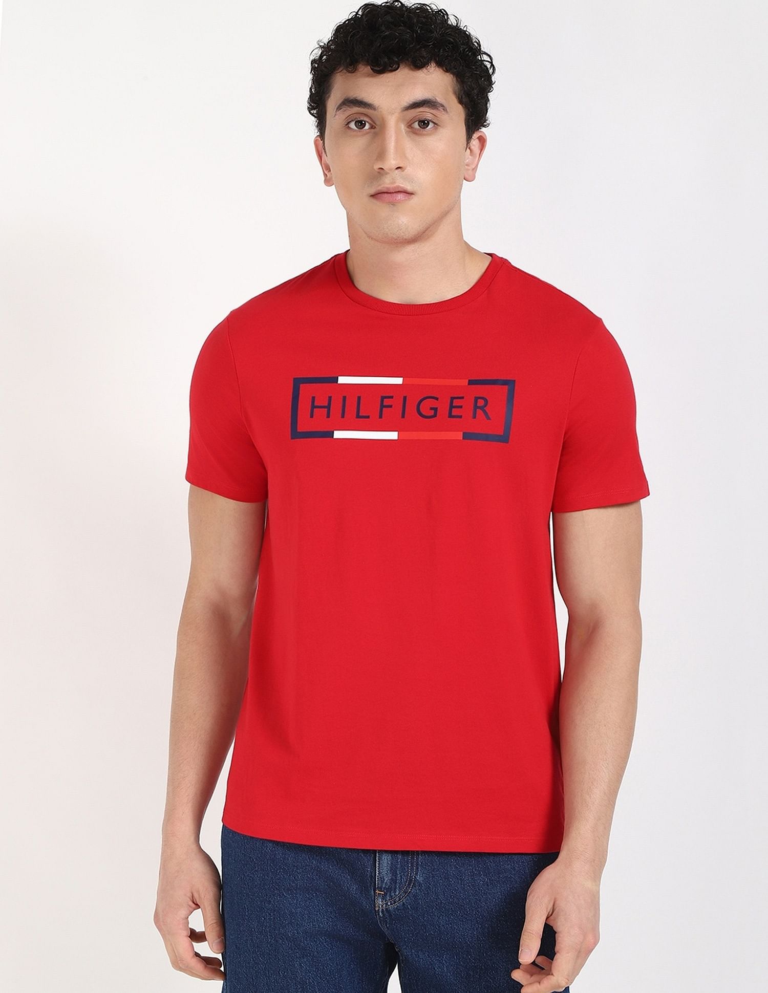 Tommy Hilfiger Logo Regular-Fit Cotton T-Shirt