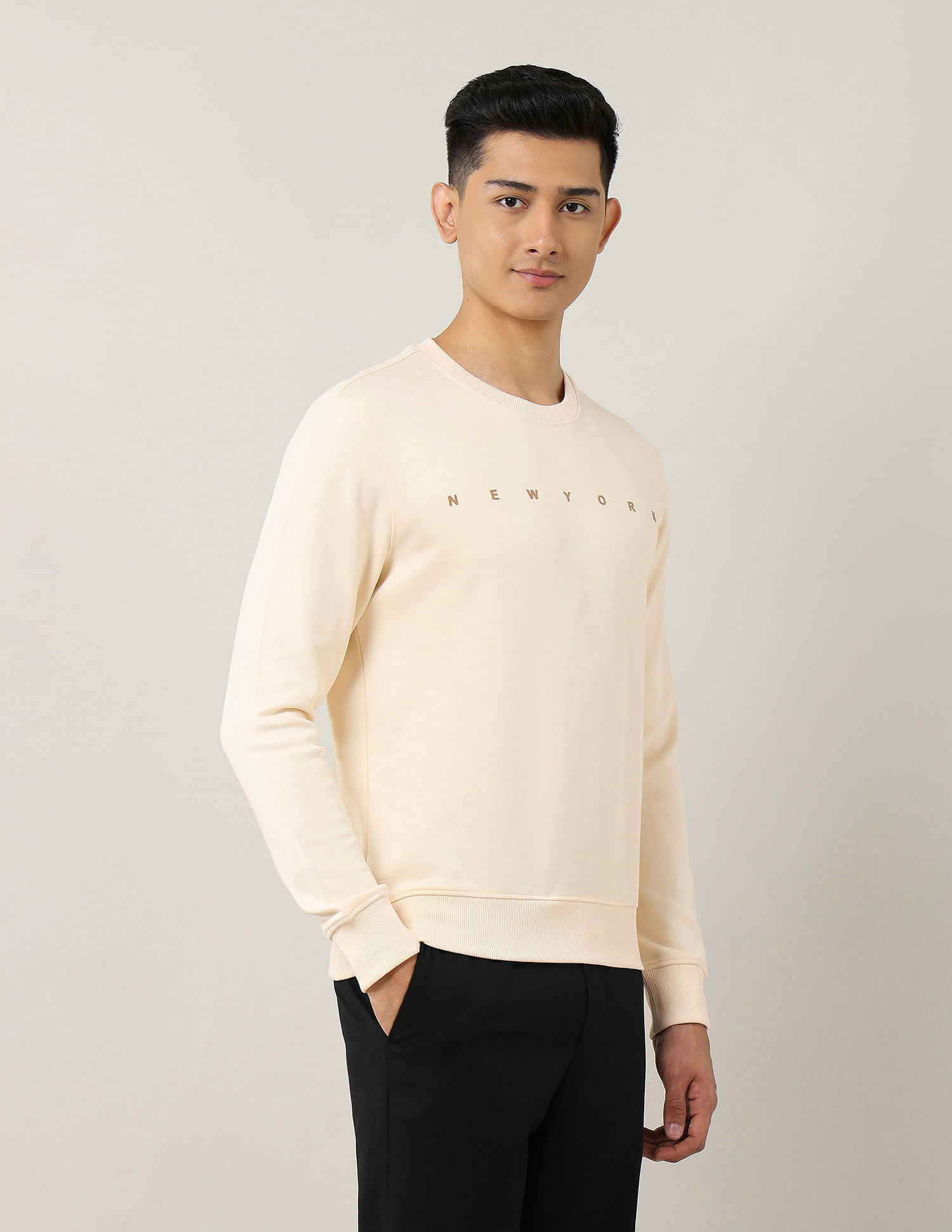 Arrow Sport Regular Fit Printed Sweatshirt