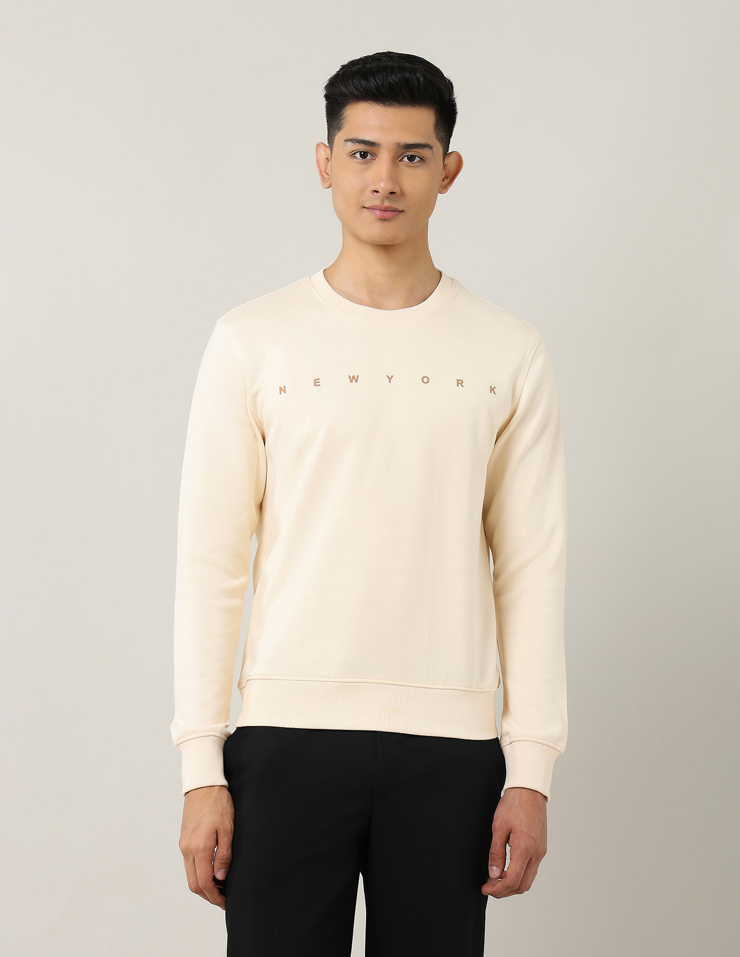 Arrow Sport Regular Fit Printed Sweatshirt
