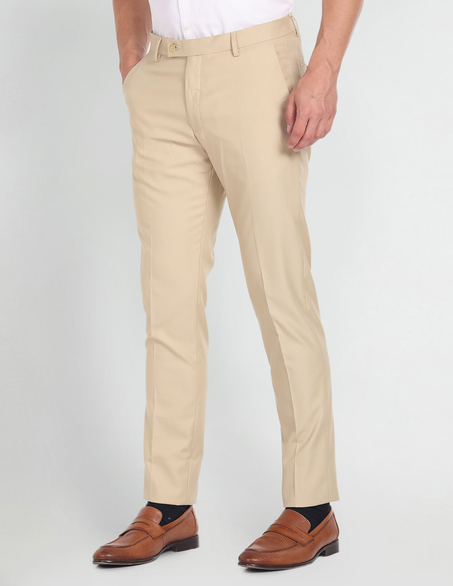 Arrow Jackson Super Slim Fit Dobby Trousers