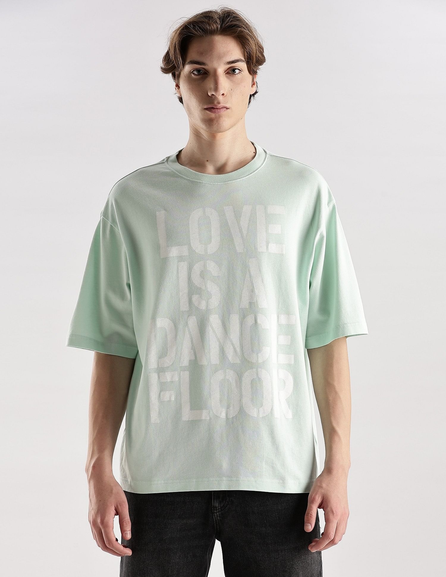 Calvin Klein Jeans Printed Regular Fit Cotton T-Shirt