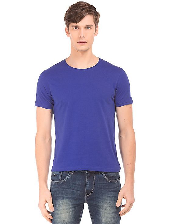 flying machine round neck t shirt