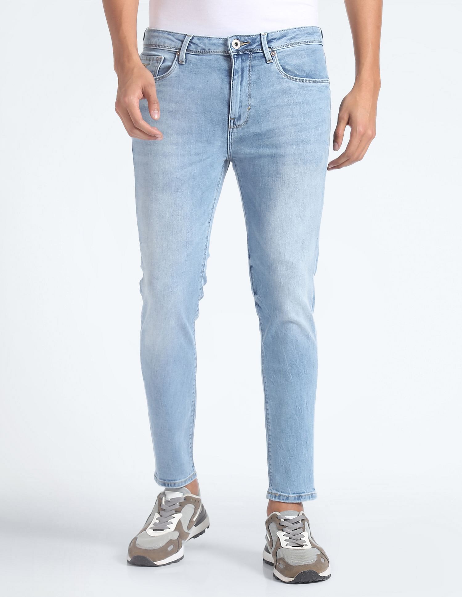 Flying Machine Stone Wash Skinny Jeans