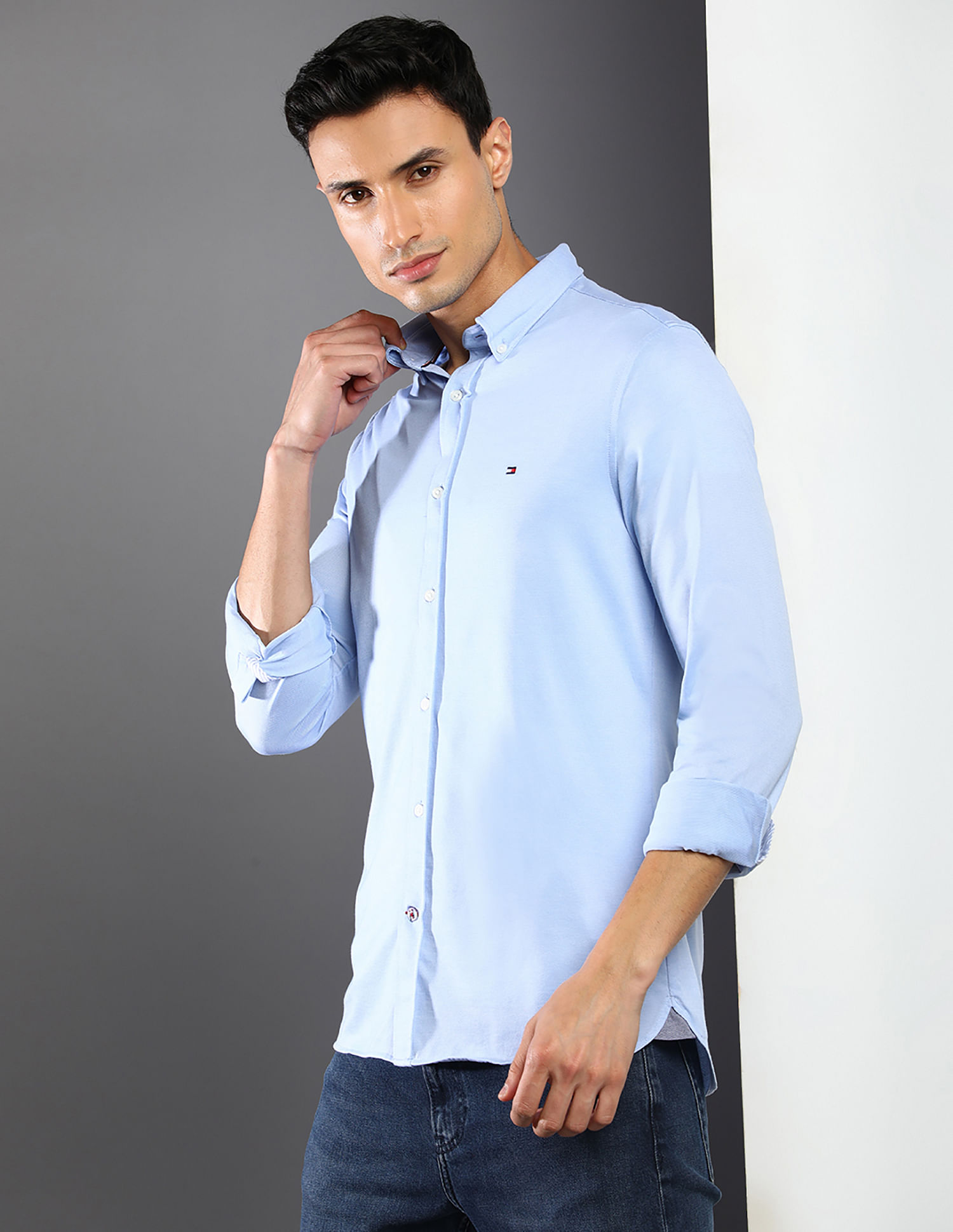 Tommy Hilfiger Organic Cotton Knit Casual Shirt