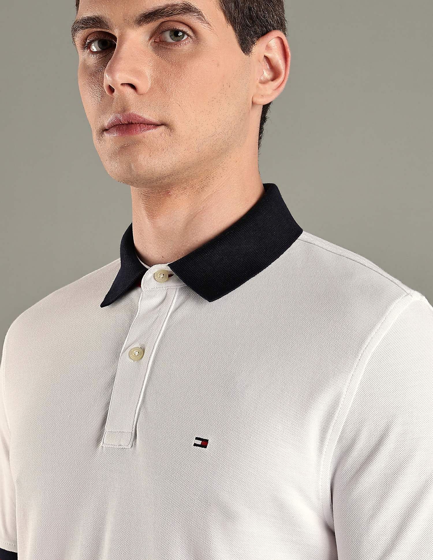 Tommy Hilfiger Regular-Fit Solid Cotton Polo T-Shirt