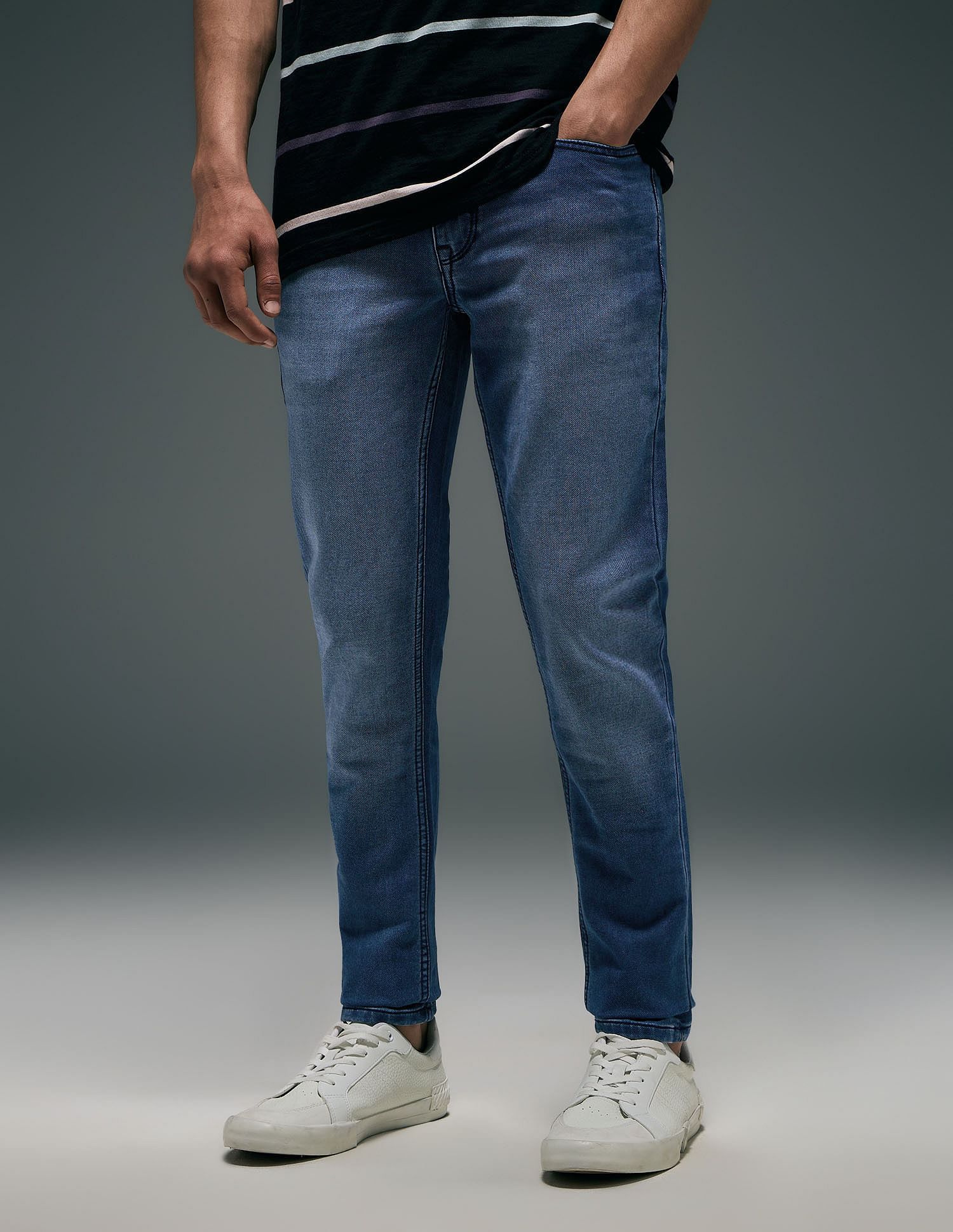 Flying Machine Jackson Super Skinny Fit Washed Jeans