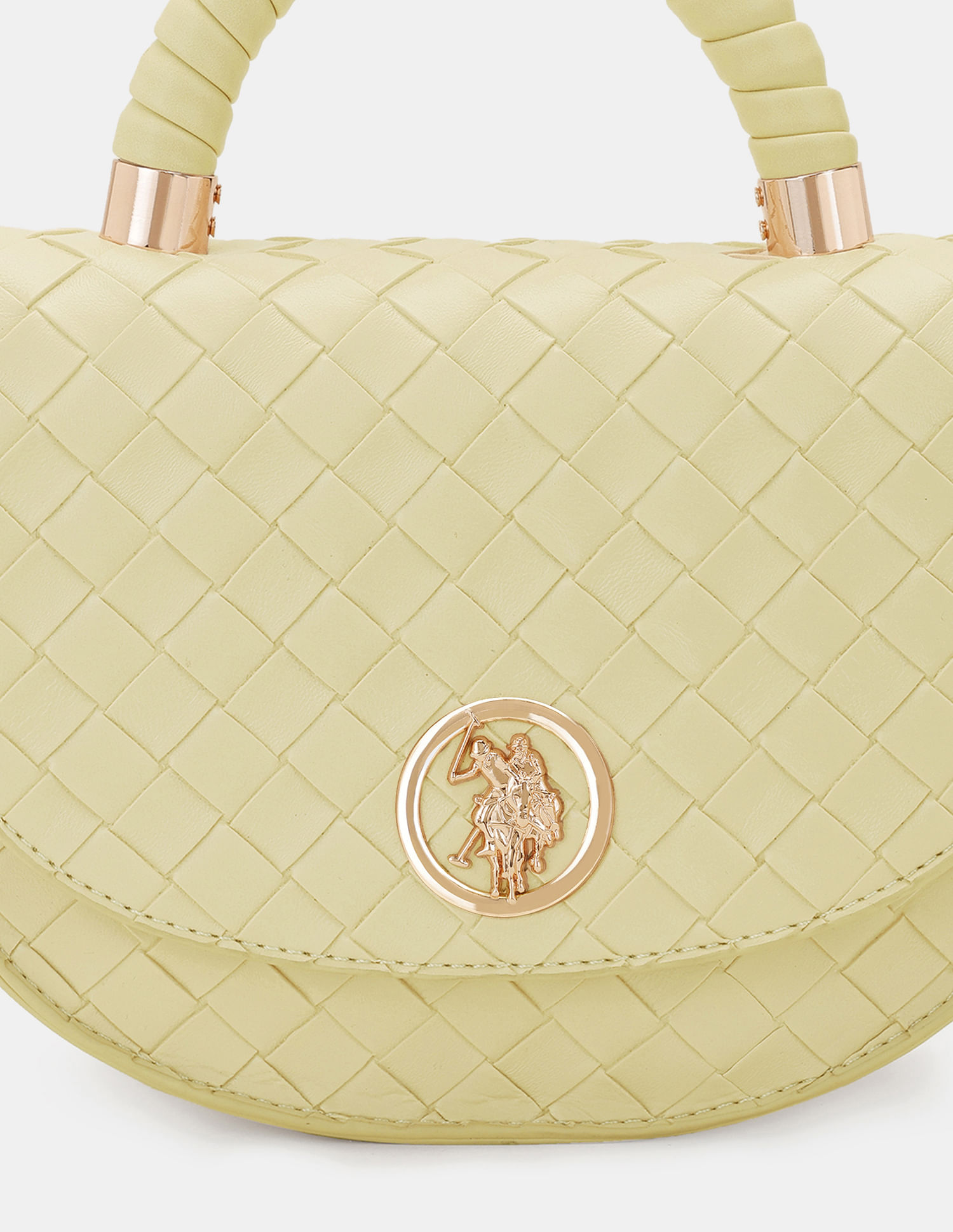 U.S. Polo Assn. Women Andra Patterned Weave Crossbody Bag