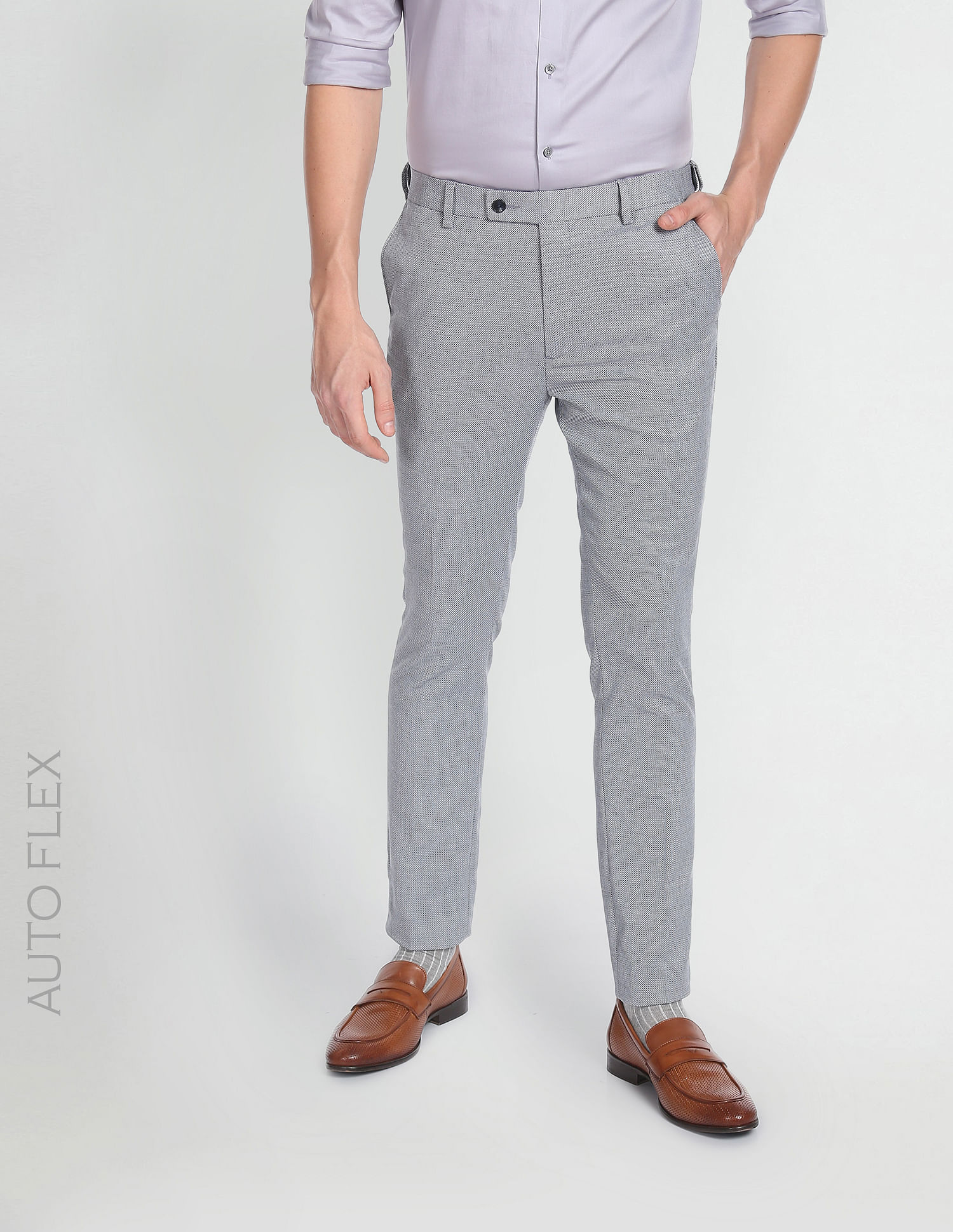 Buy Arrow Men's Super Slim Fit Autoflex Trousers (ANAFTR2295_Navy at  Amazon.in-demhanvico.com.vn