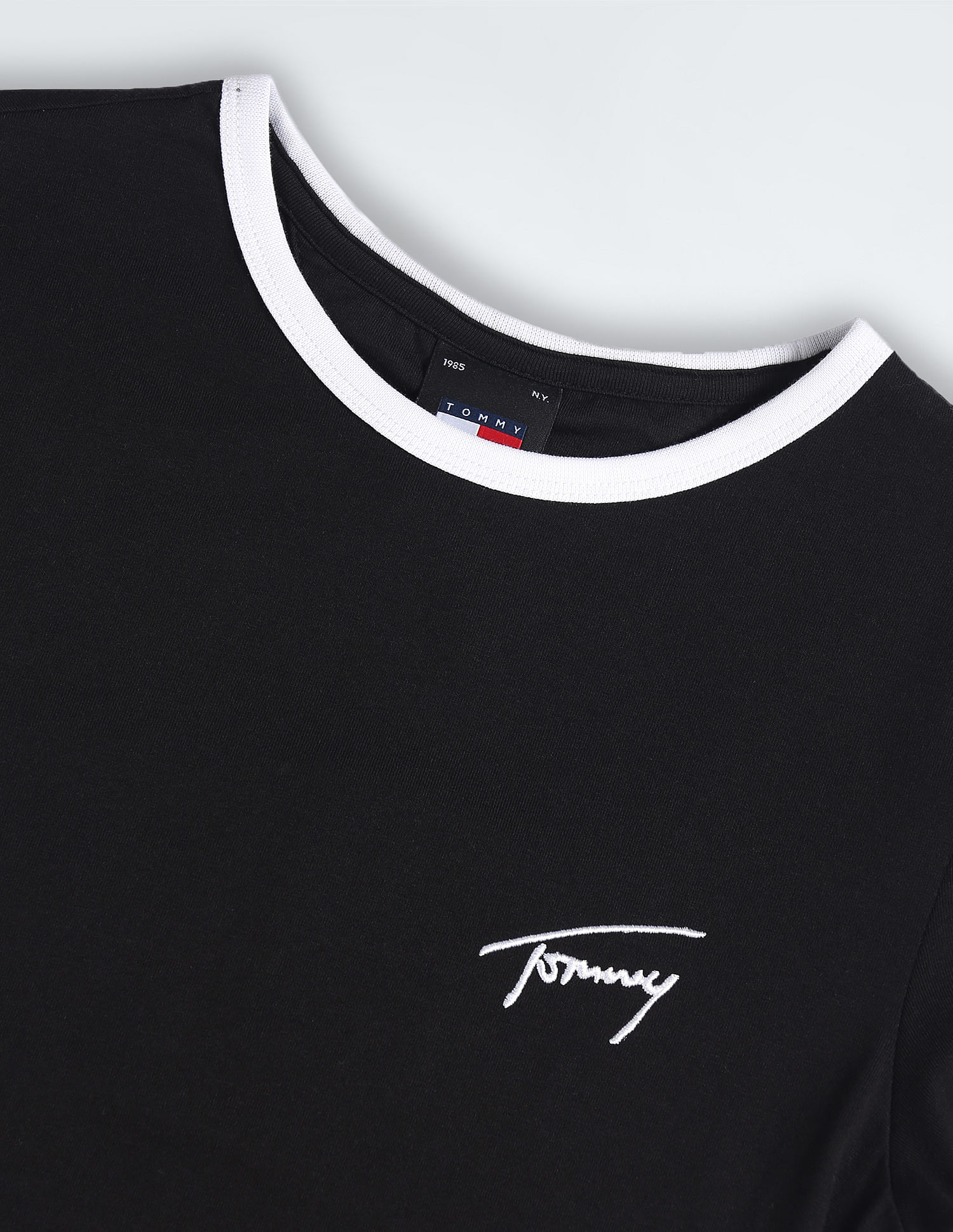 Tommy Hilfiger Slim Fit Signature Logo T-Shirt