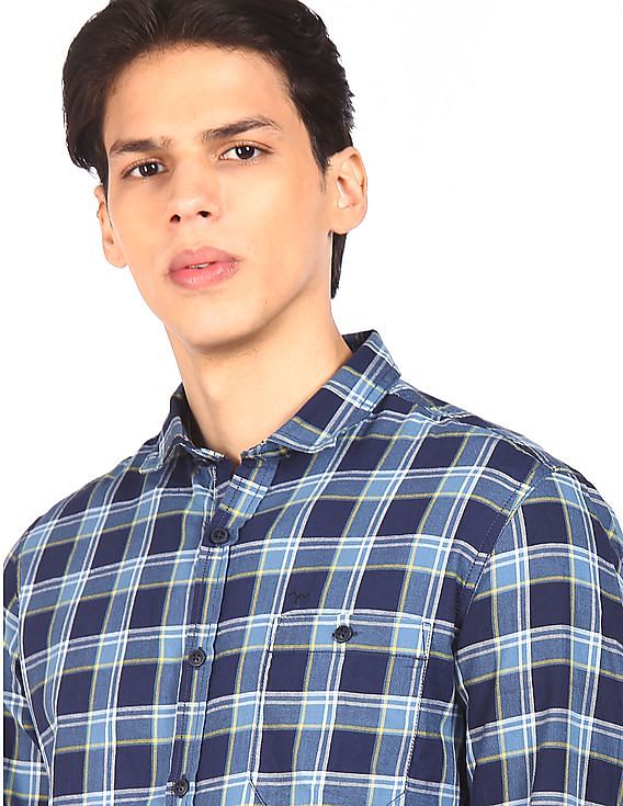 Flying Machine Long Sleeves Striped Shirt