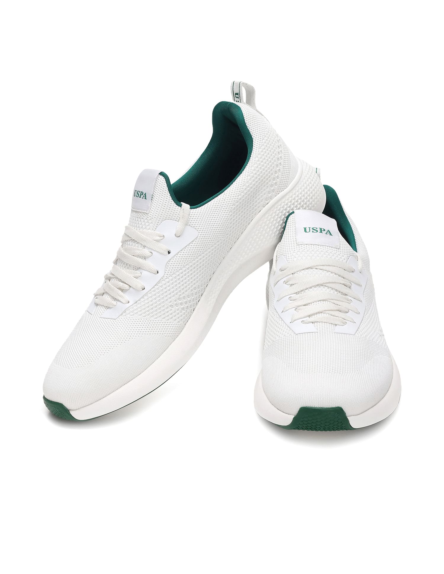 U.S. Polo Assn. Knit Panelled Lebron 3.0 Grn Sneakers