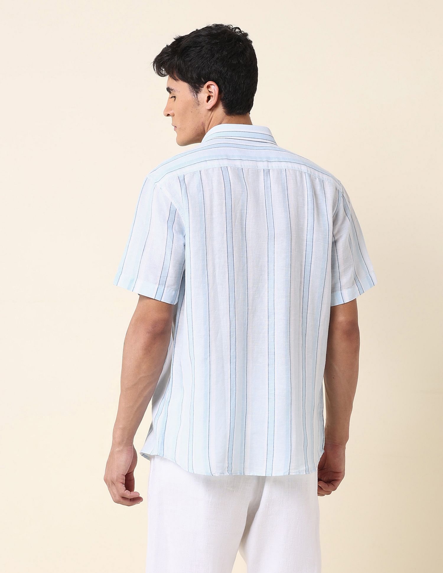 U.S. Polo Assn. Tailored Fit Vertical Striped Shirt