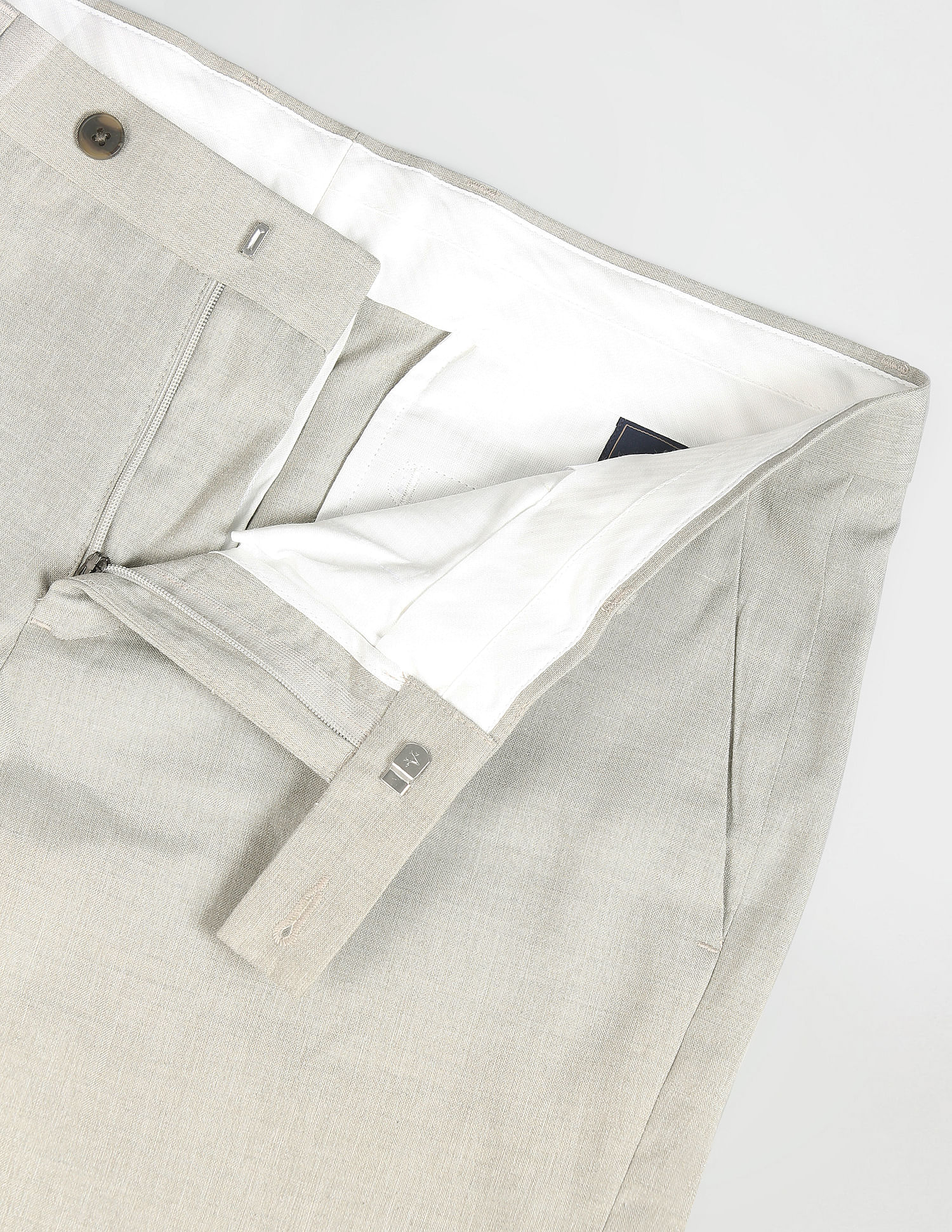 Arrow Mid Rise Heathered Formal Trousers