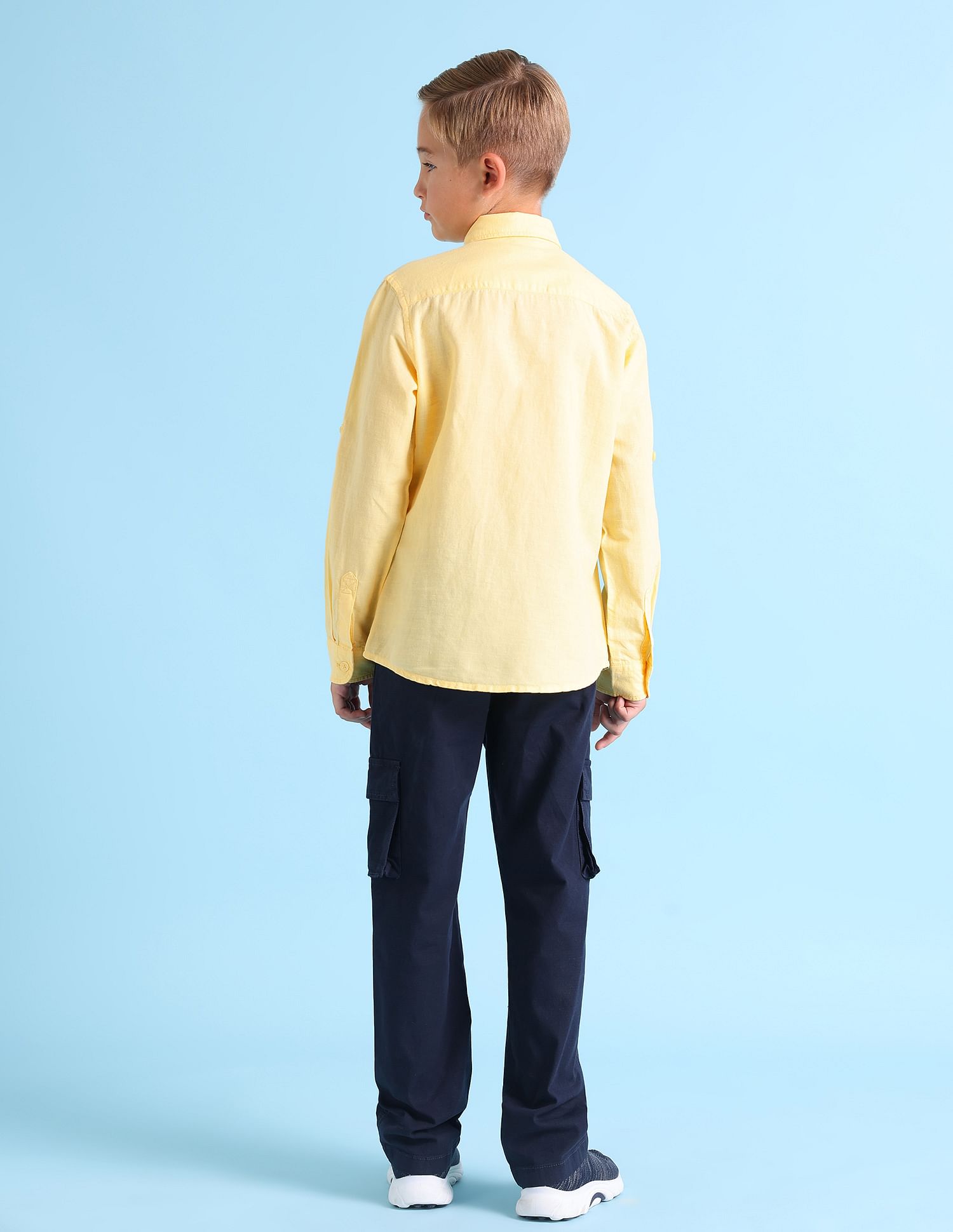 U.S. Polo Assn. Kids Boys Print Camp Shirt