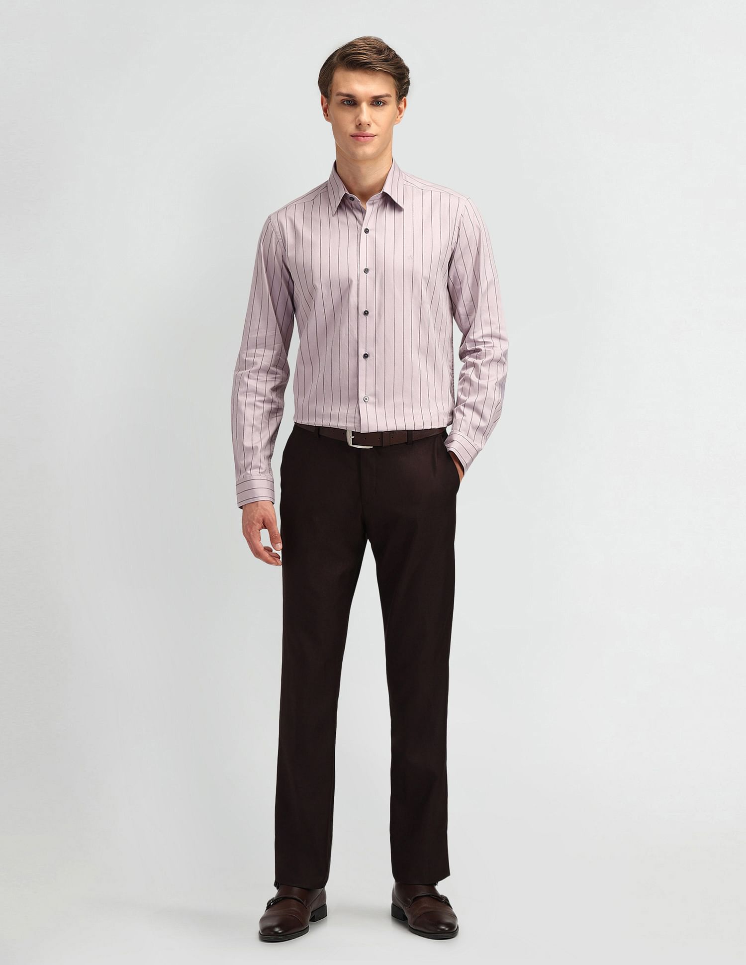 Arrow Newyork Manhattan Slim Fit Cotton Shirt