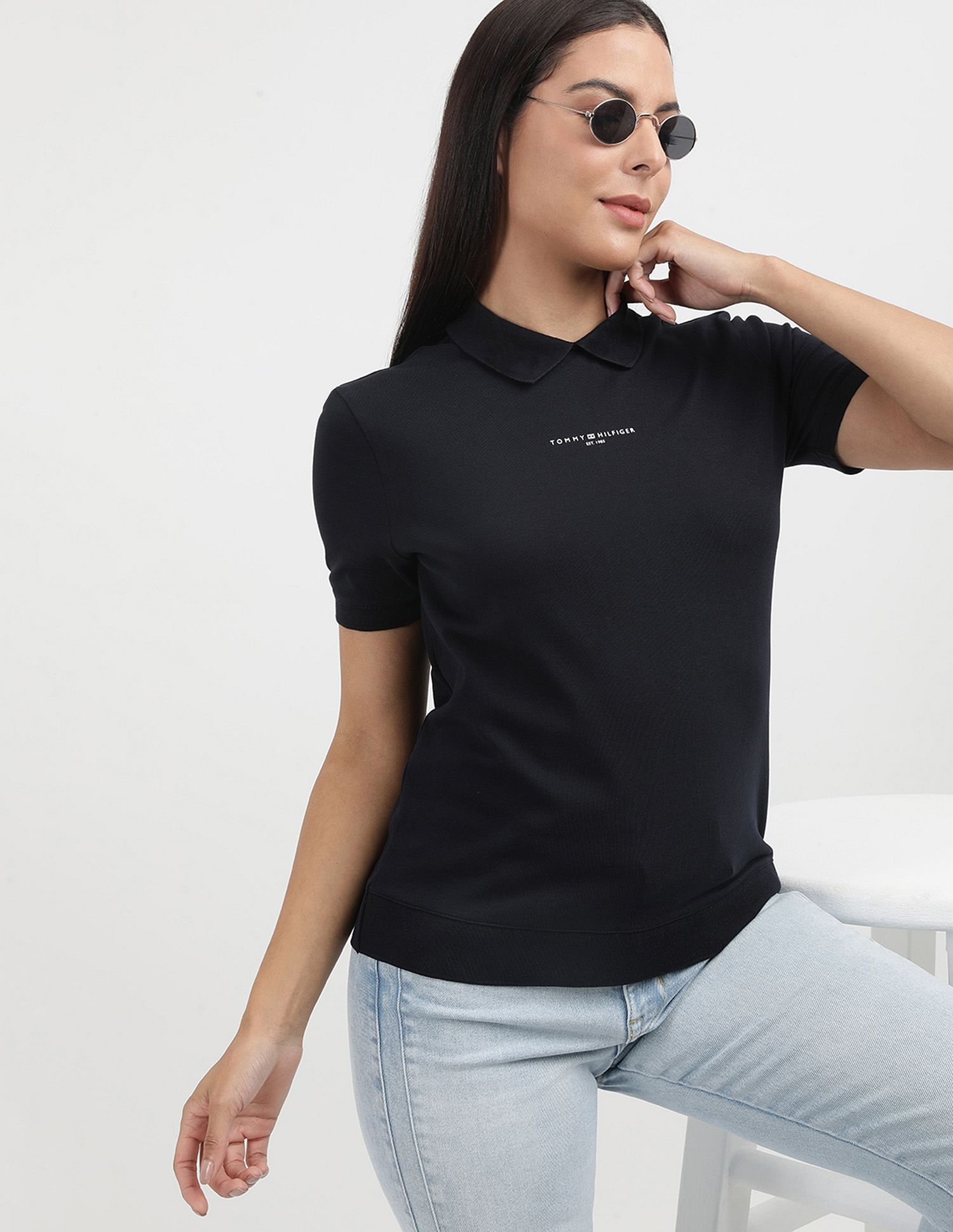 Tommy Hilfiger Regular Fit Solid Polo Shirt