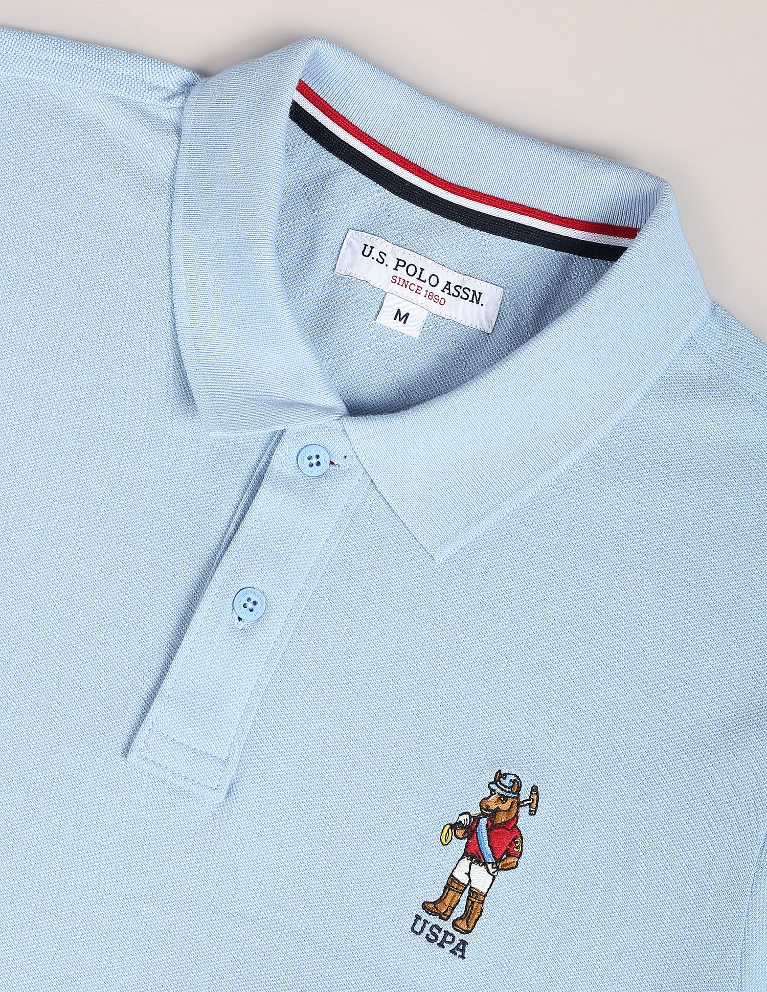 U.S. Polo Assn. Solid Mascot Polo Shirt
