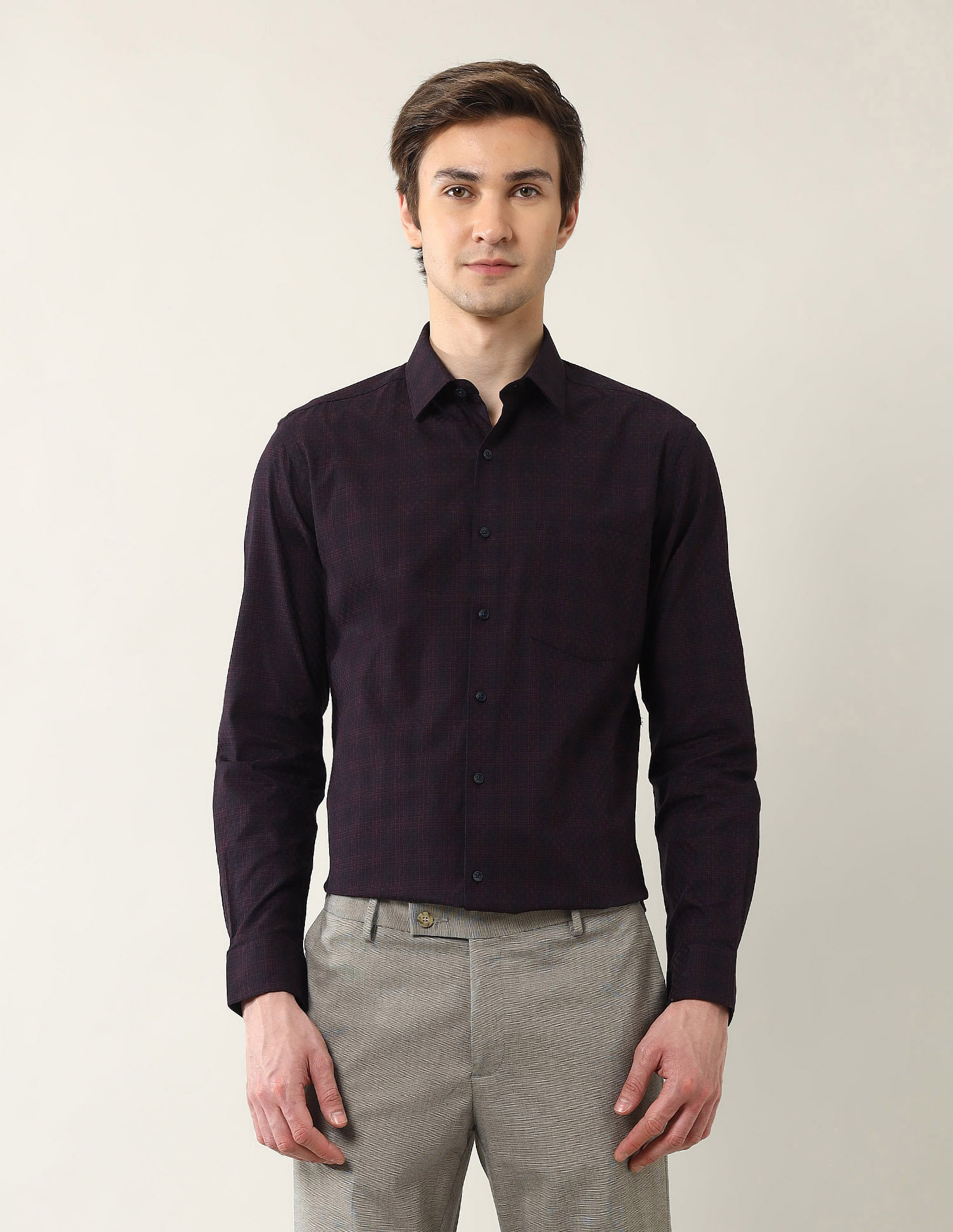 Arrow Textured Liberty Classic Fit Ceremonial Shirt
