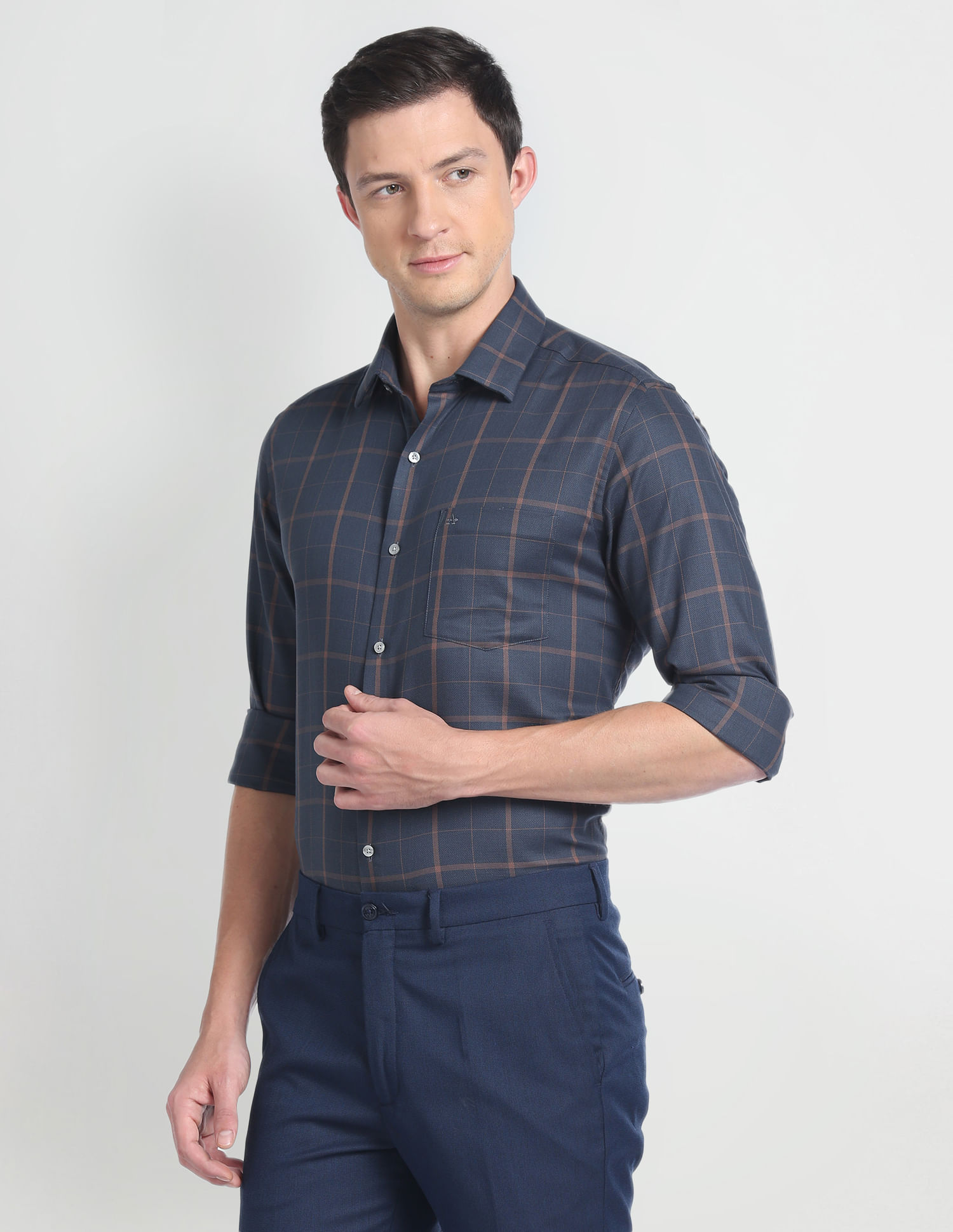 Arrow Tartan Check Cotton Shirt