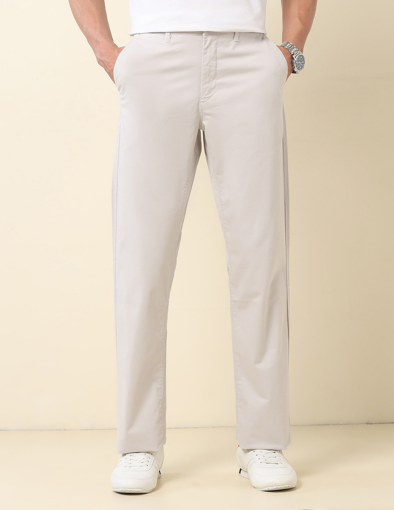 U.S. Polo Assn. Riley Straight Fit Twill Trousers