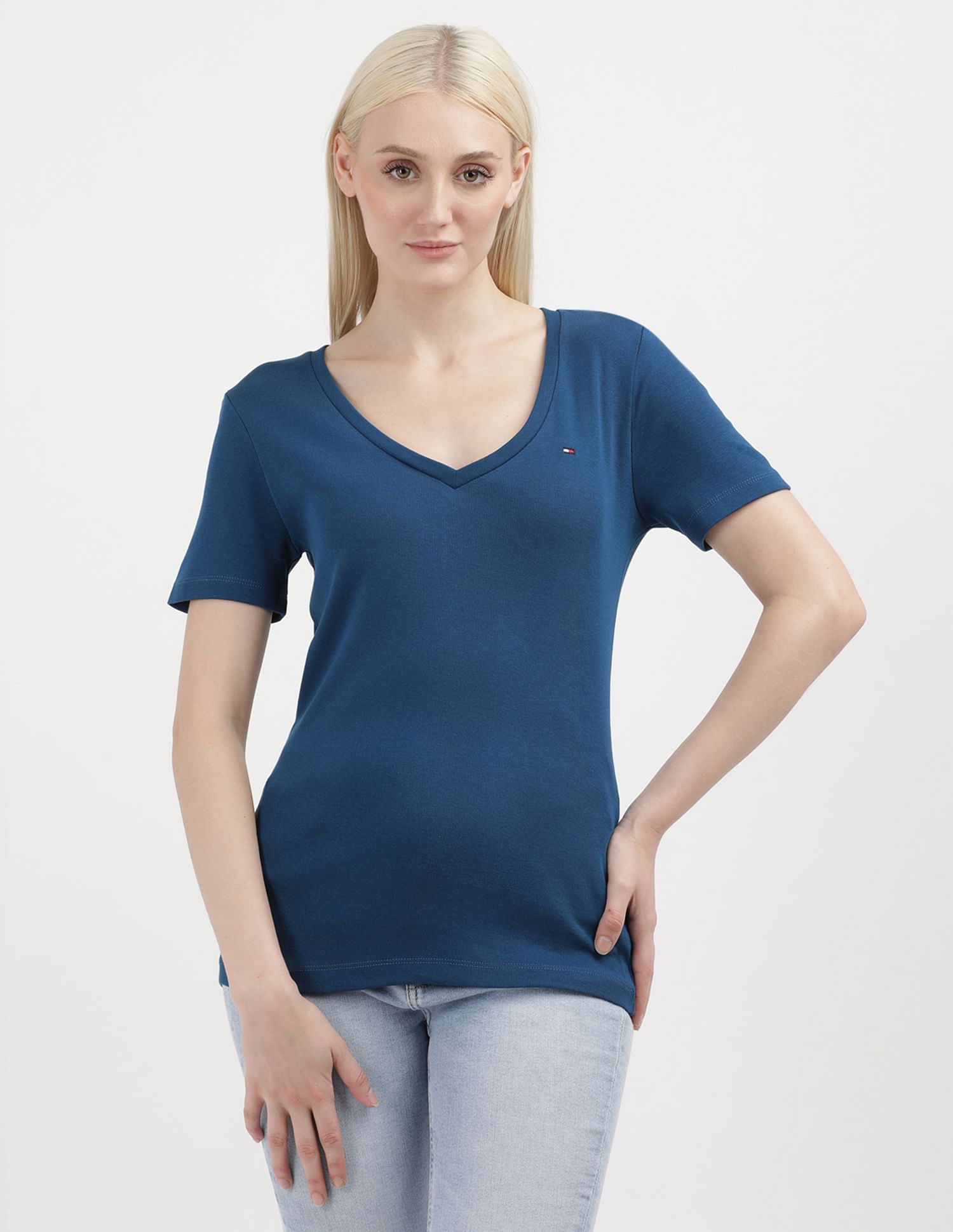 Tommy Hilfiger V-Neck Fave Core Plus T-Shirt