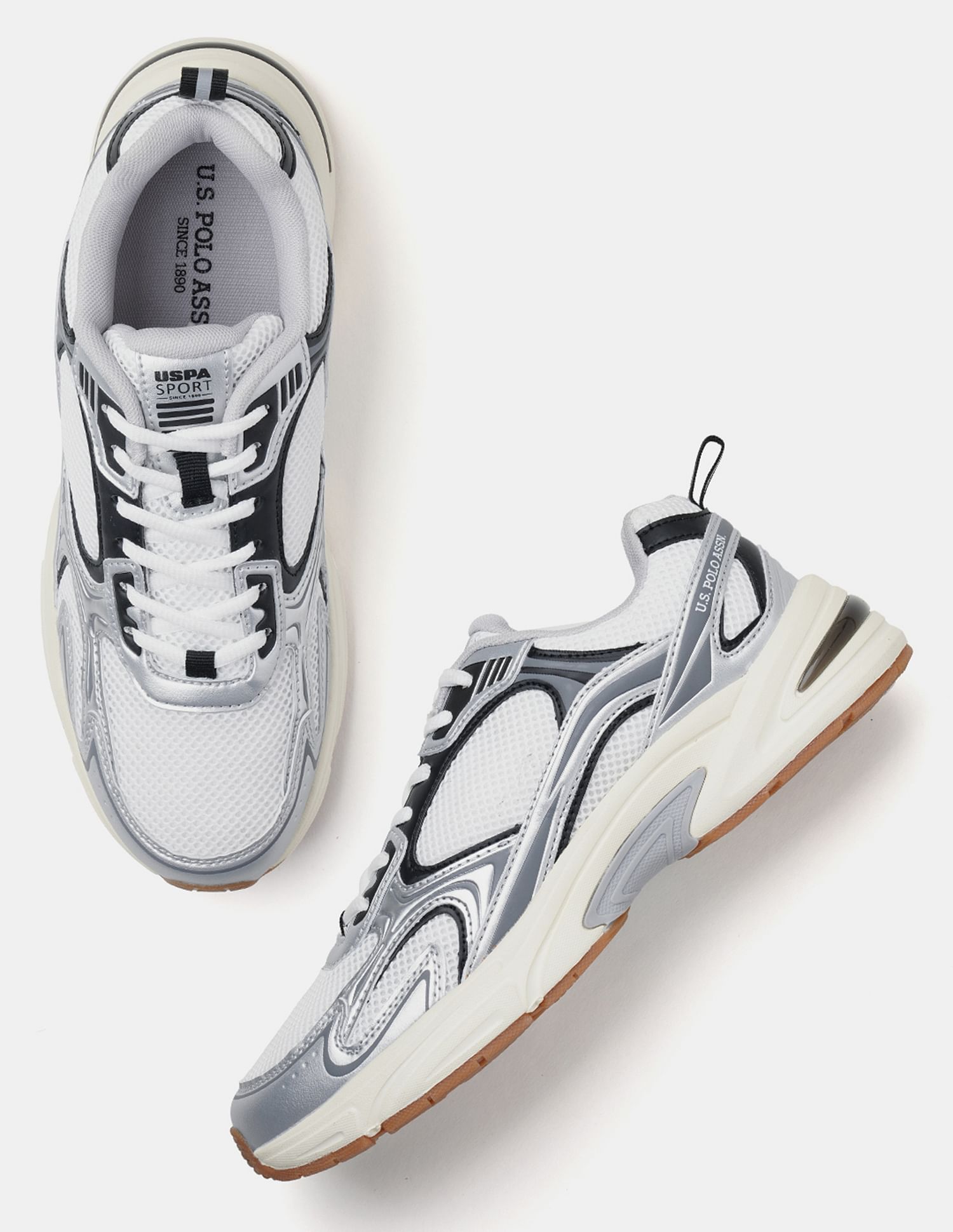 U.S. Polo Assn. Men Santiago Colour Blocked Sneakers