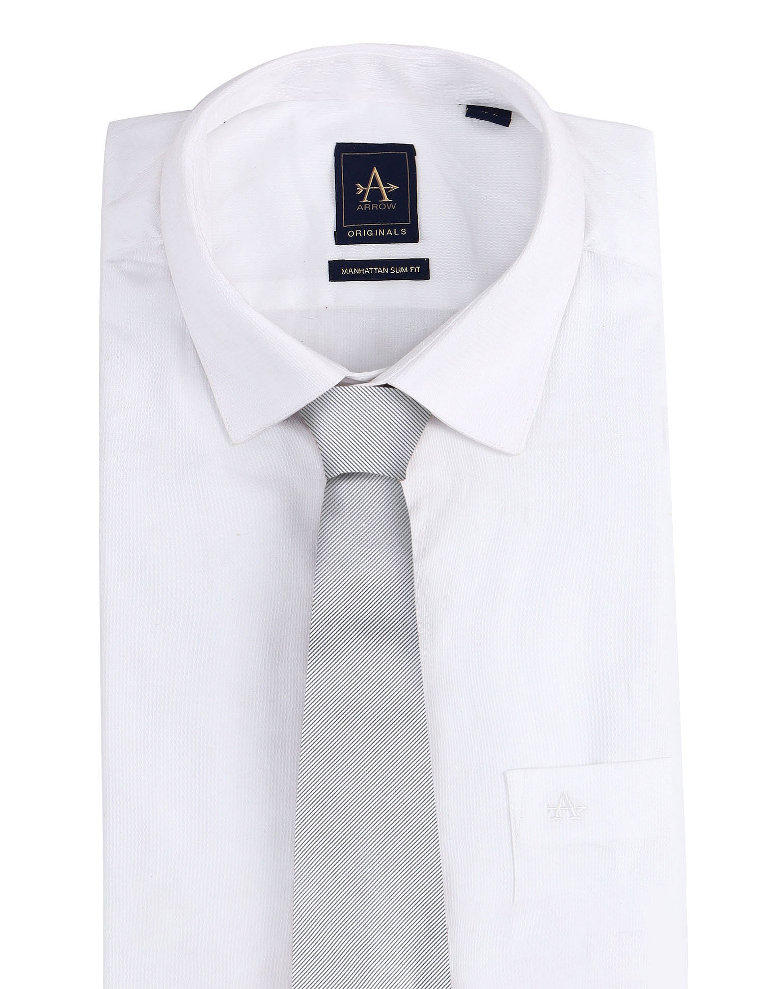 Arrow Men Structured Striped Patterned Tie