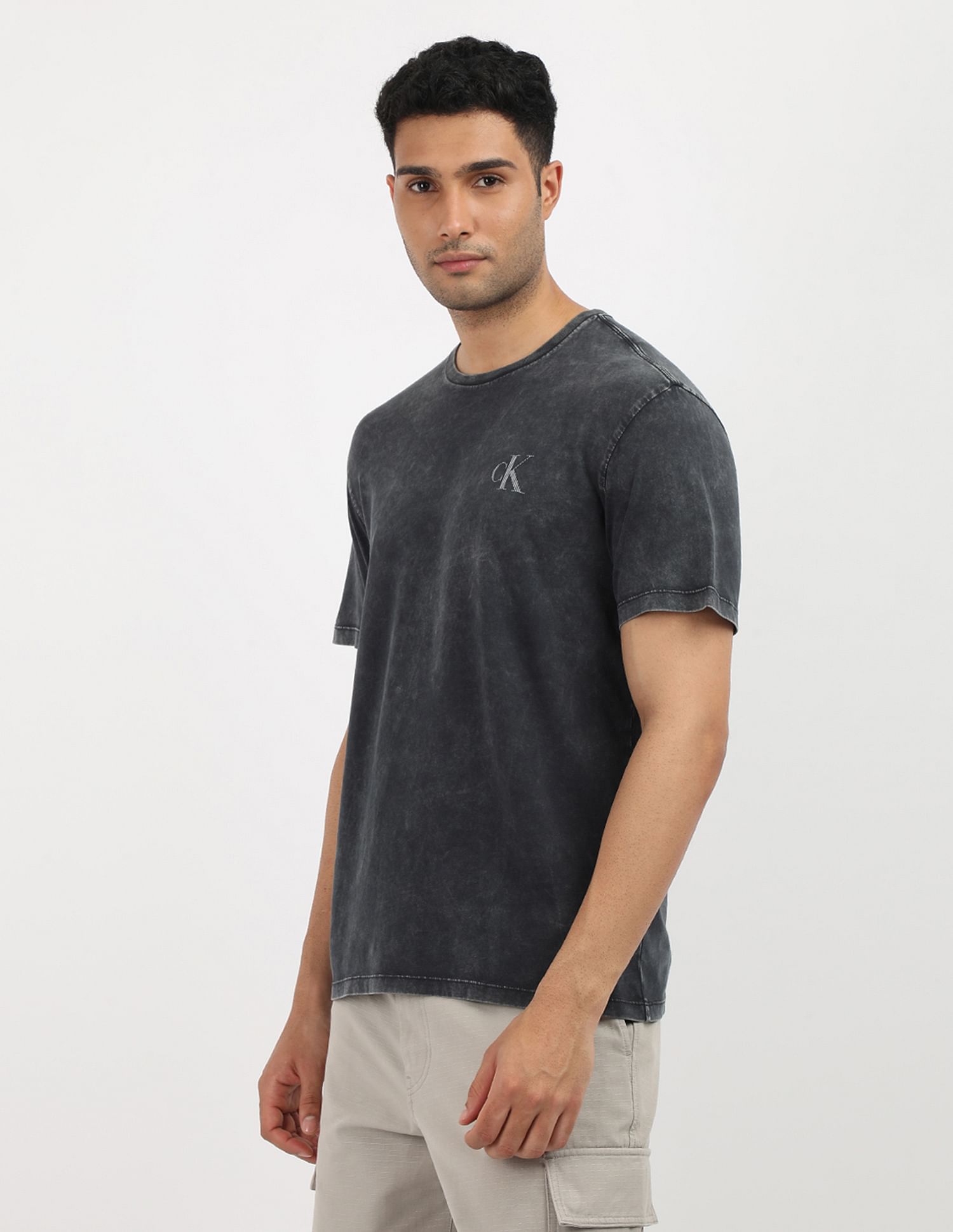 Calvin Klein Acid Wash Monogram T-Shirt