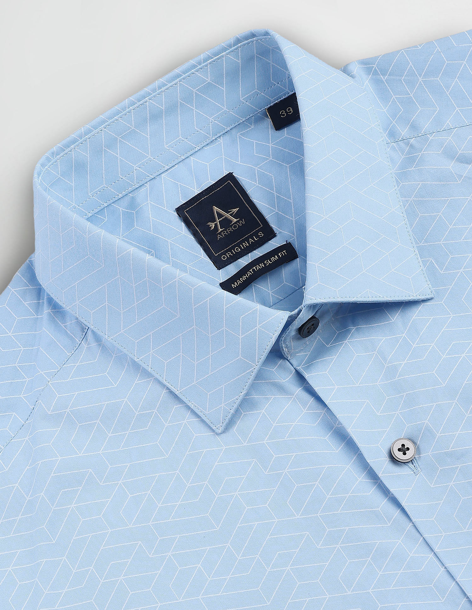 Arrow Geometric Print Slim Fit Shirt