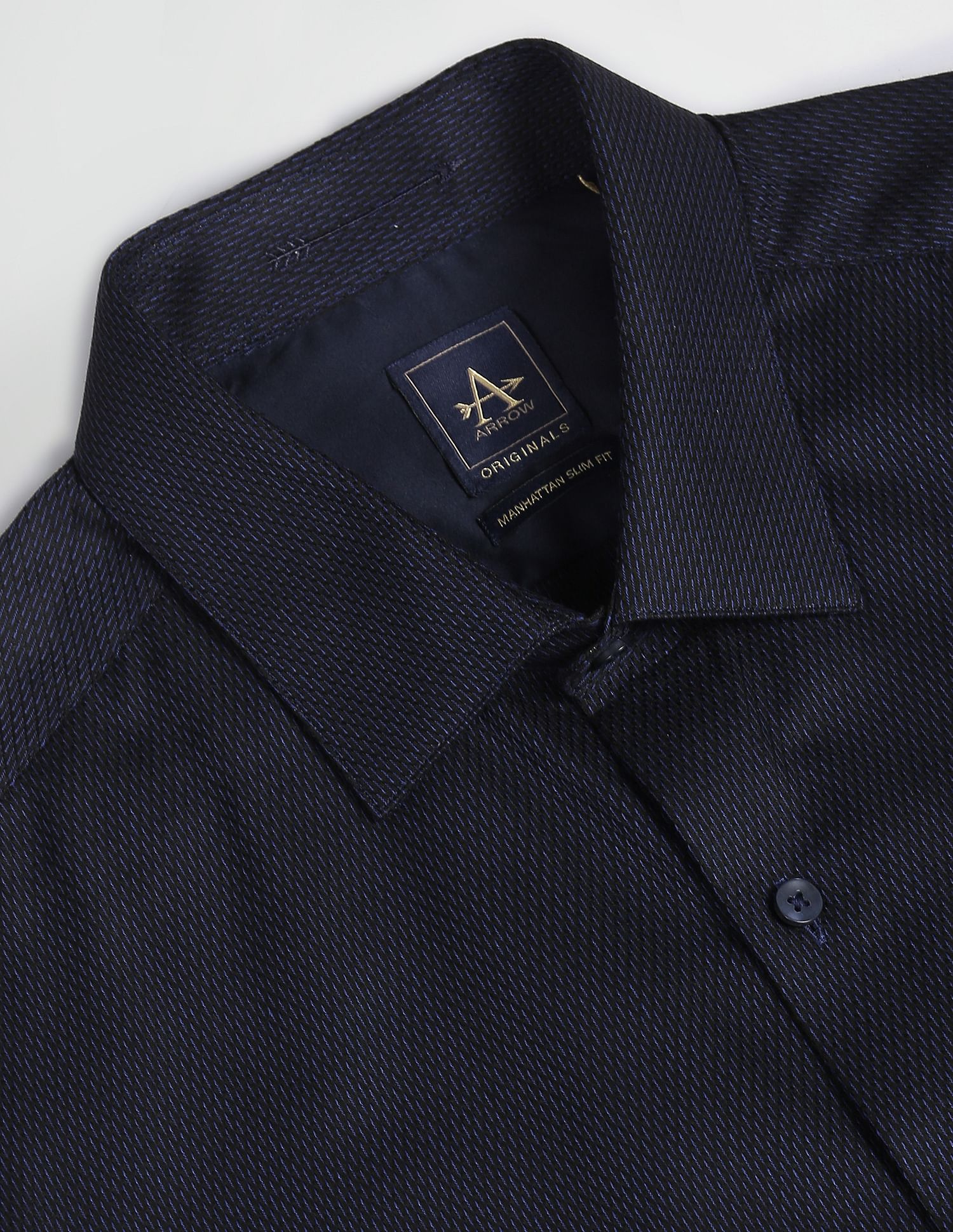 Arrow Manhattan Slim Fit Cotton Shirt