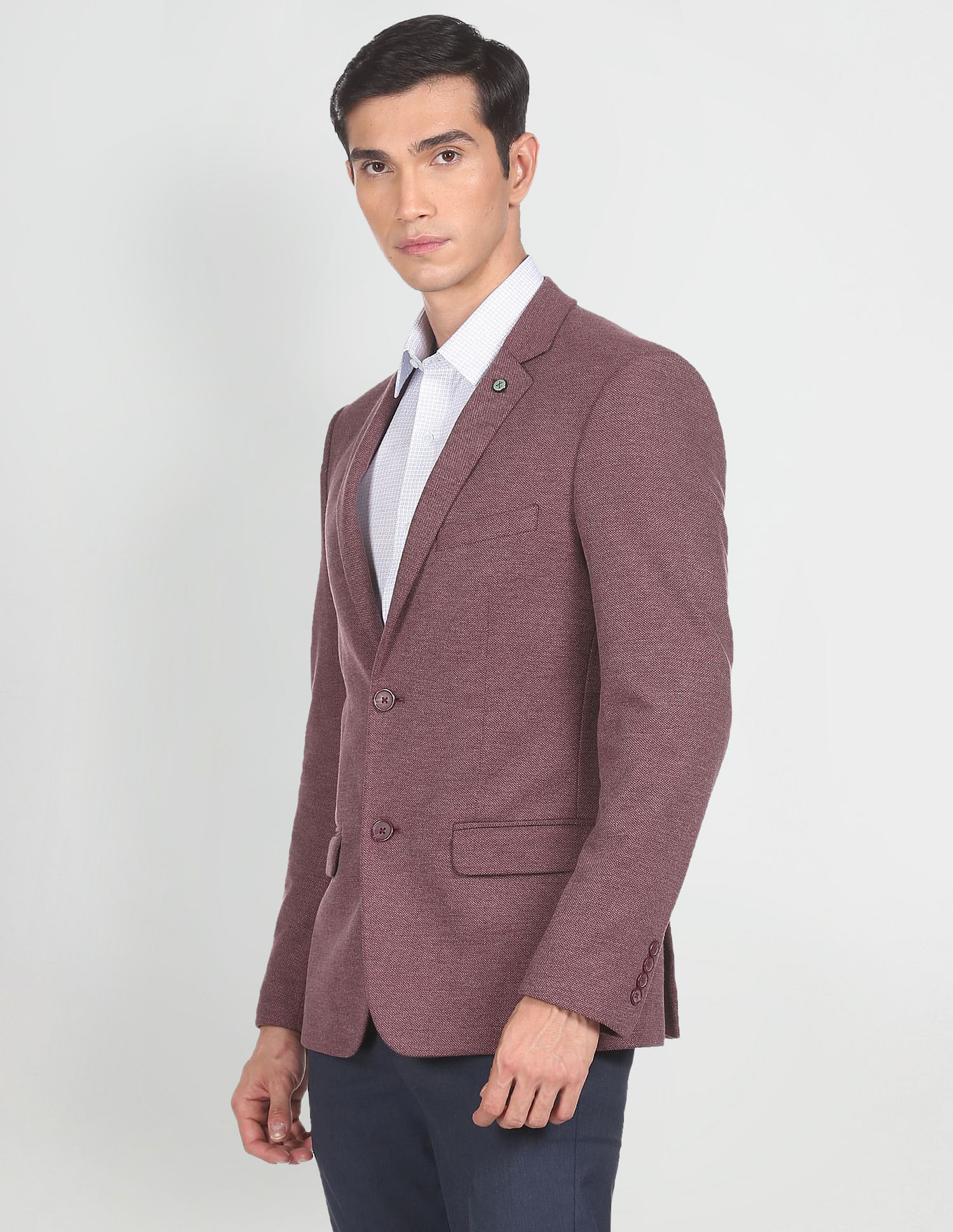 Arrow maroon blazer hotsell