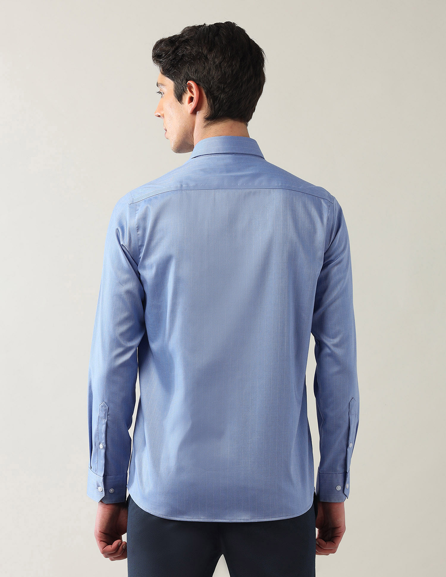 Arrow Vertical Stripes Autopress Flx Shirt