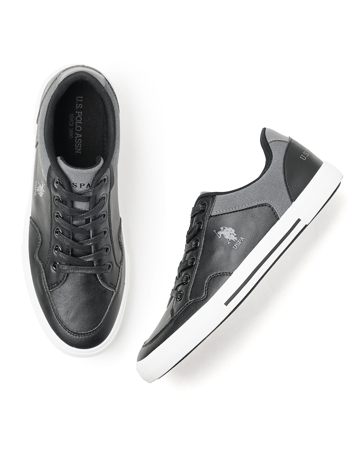 U.S. Polo Assn. Men Hampton 3.0 Colourblocked Sneakers