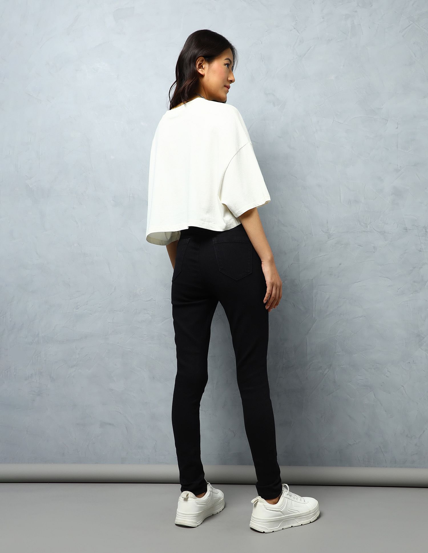 Flying Machine Women High Rise Betty Slim Fit Jeggings