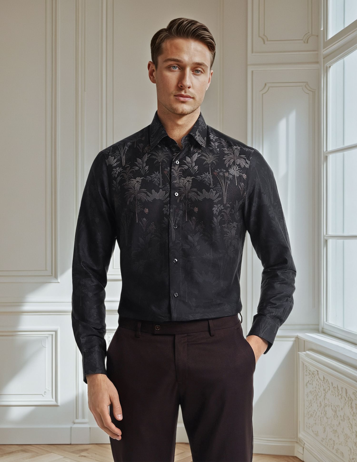 Arrow 1851 Tailored Fit Pure Cotton Shirt