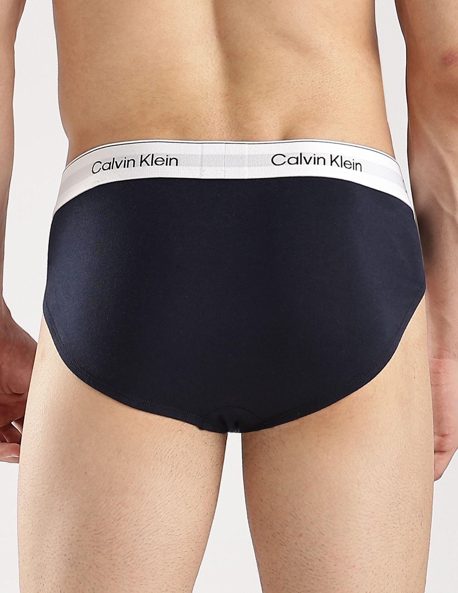 Calvin Klein Underwear Solid Multi Low Rise Briefs - Pack Of - 3