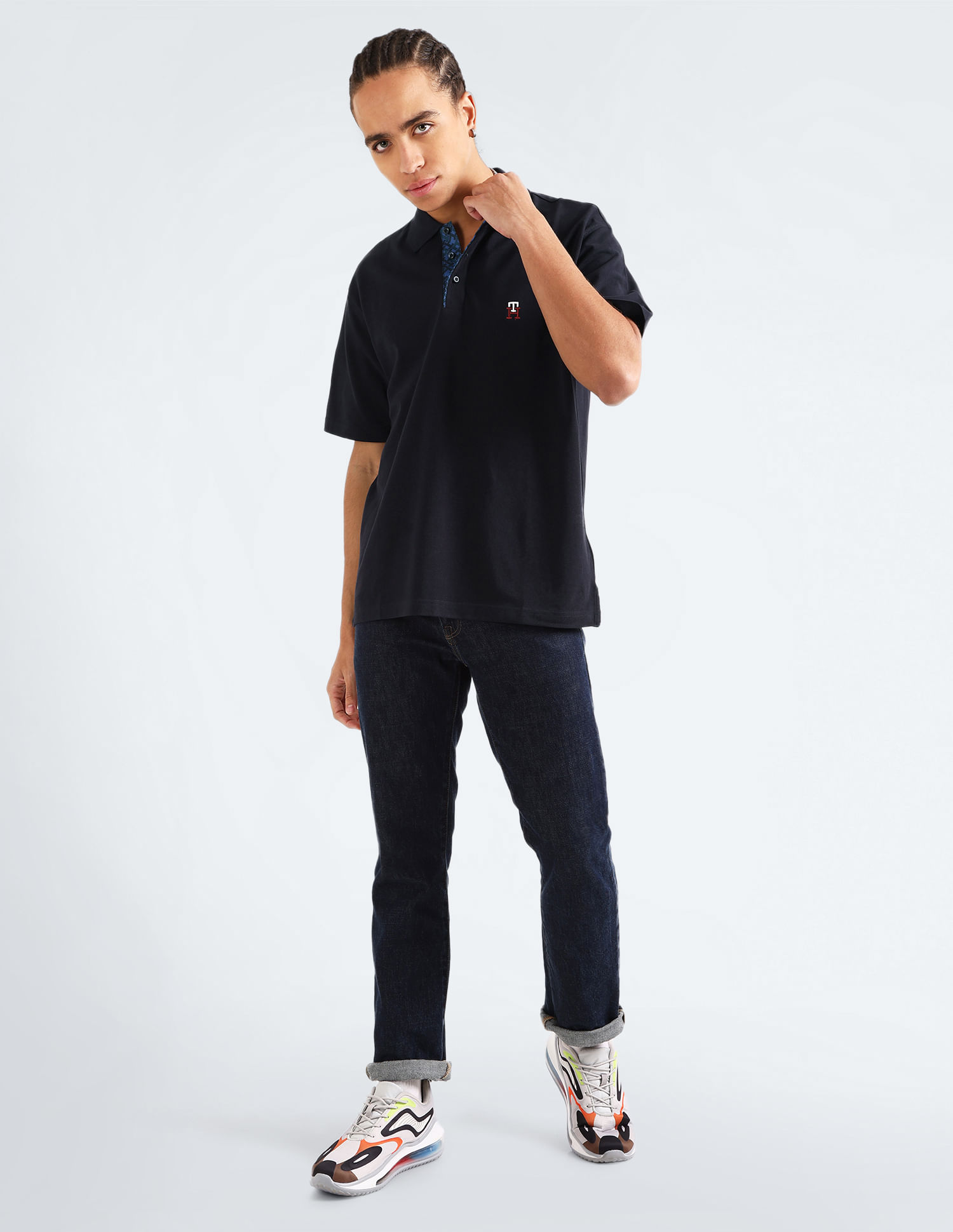 Tommy Hilfiger Organic Cotton Monogram Polo Shirt