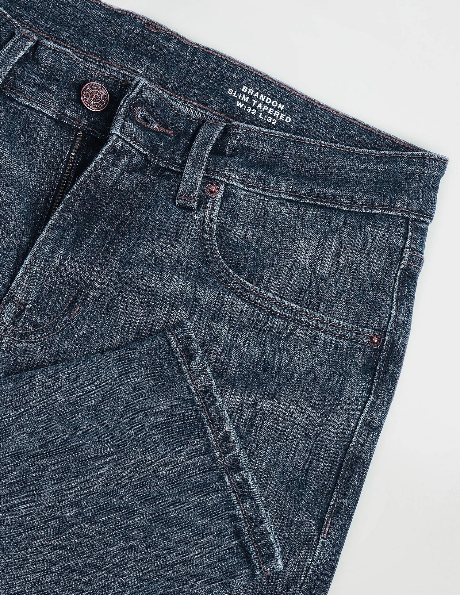 U.S. Polo Assn. Denim Co. Brandon Slim Tapered Fit Blue Jeans