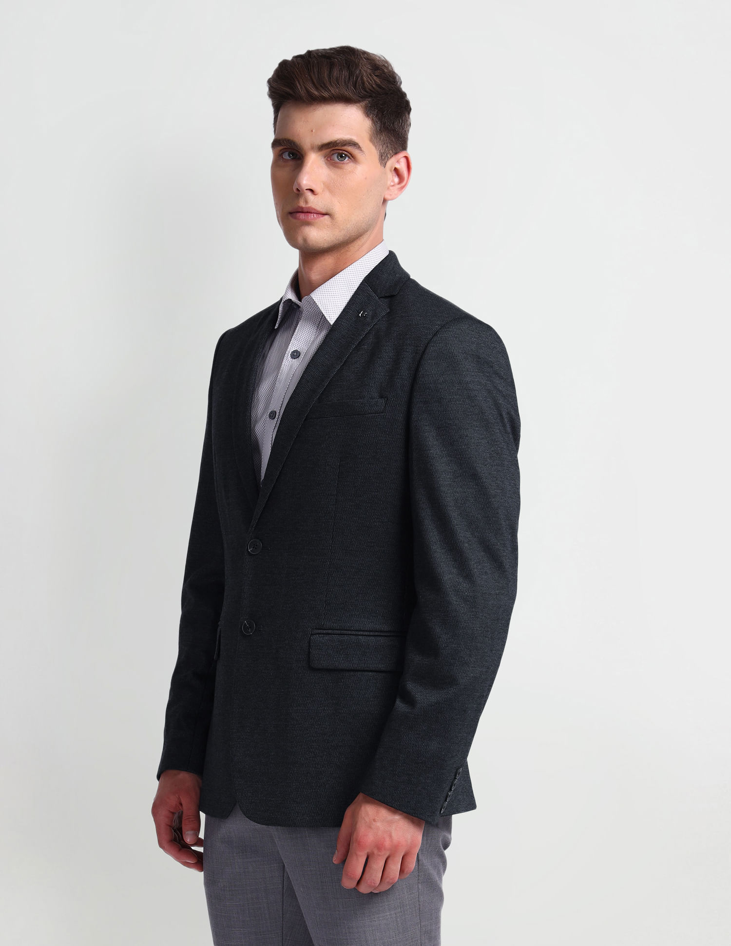 Arrow Zero Calorie Slim Fit Knit Blazer